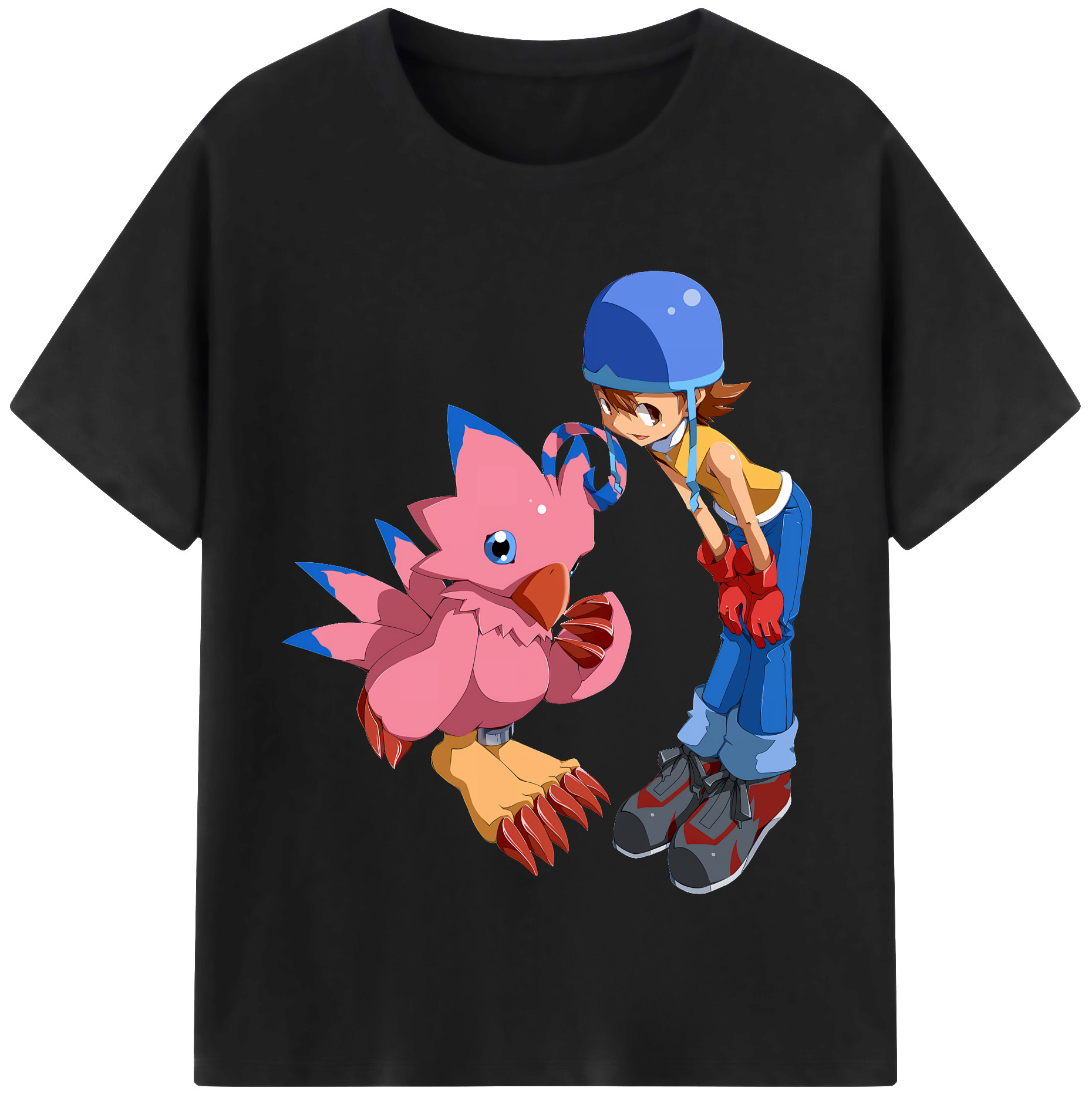 （画像用） Digimon デジタルモンスター/デジモン レディースカジュアルプリントTシャツ（綿100％）