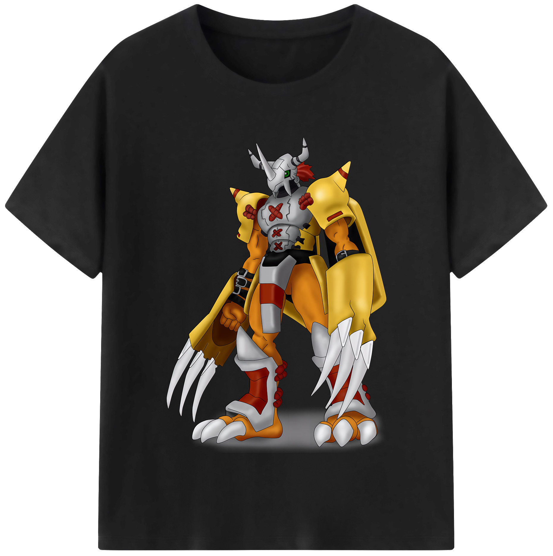 （画像用） Digimon デジタルモンスター/デジモン レディースカジュアルプリントTシャツ（綿100％）