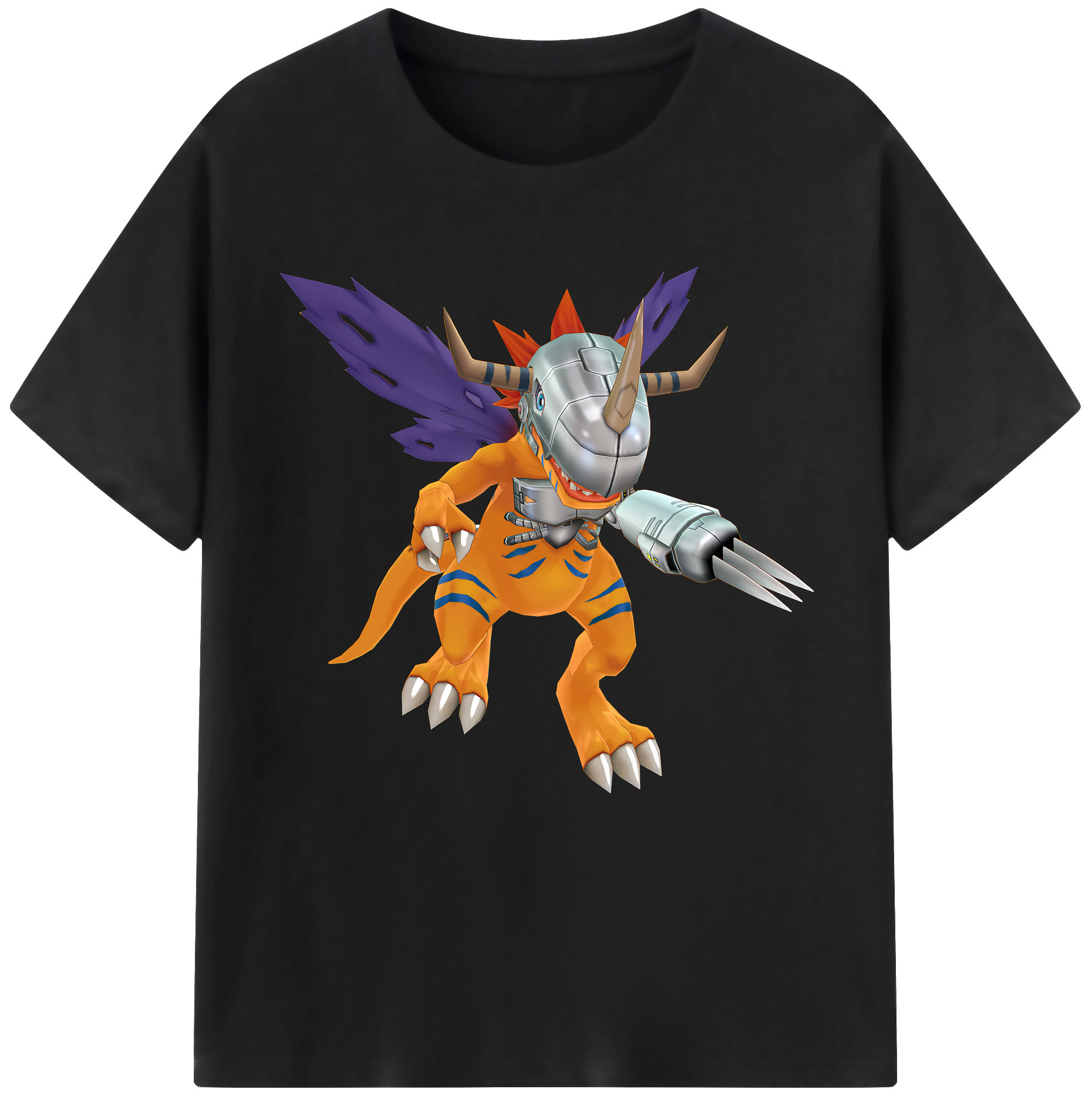 （画像用） Digimon デジタルモンスター/デジモン レディースカジュアルプリントTシャツ（綿100％）