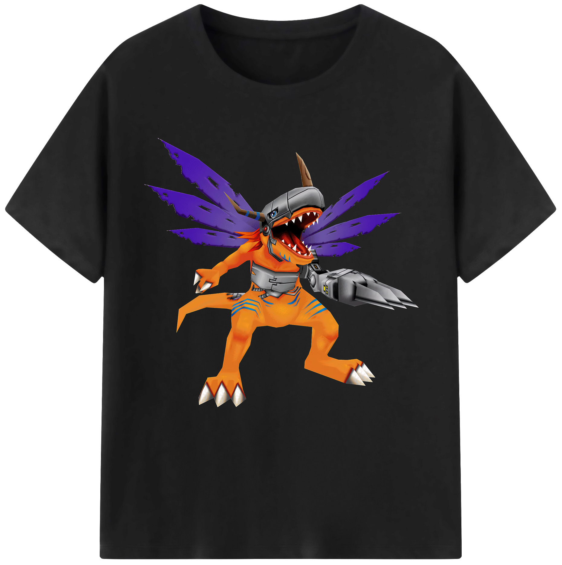 （画像用） Digimon デジタルモンスター/デジモン レディースカジュアルプリントTシャツ（綿100％）