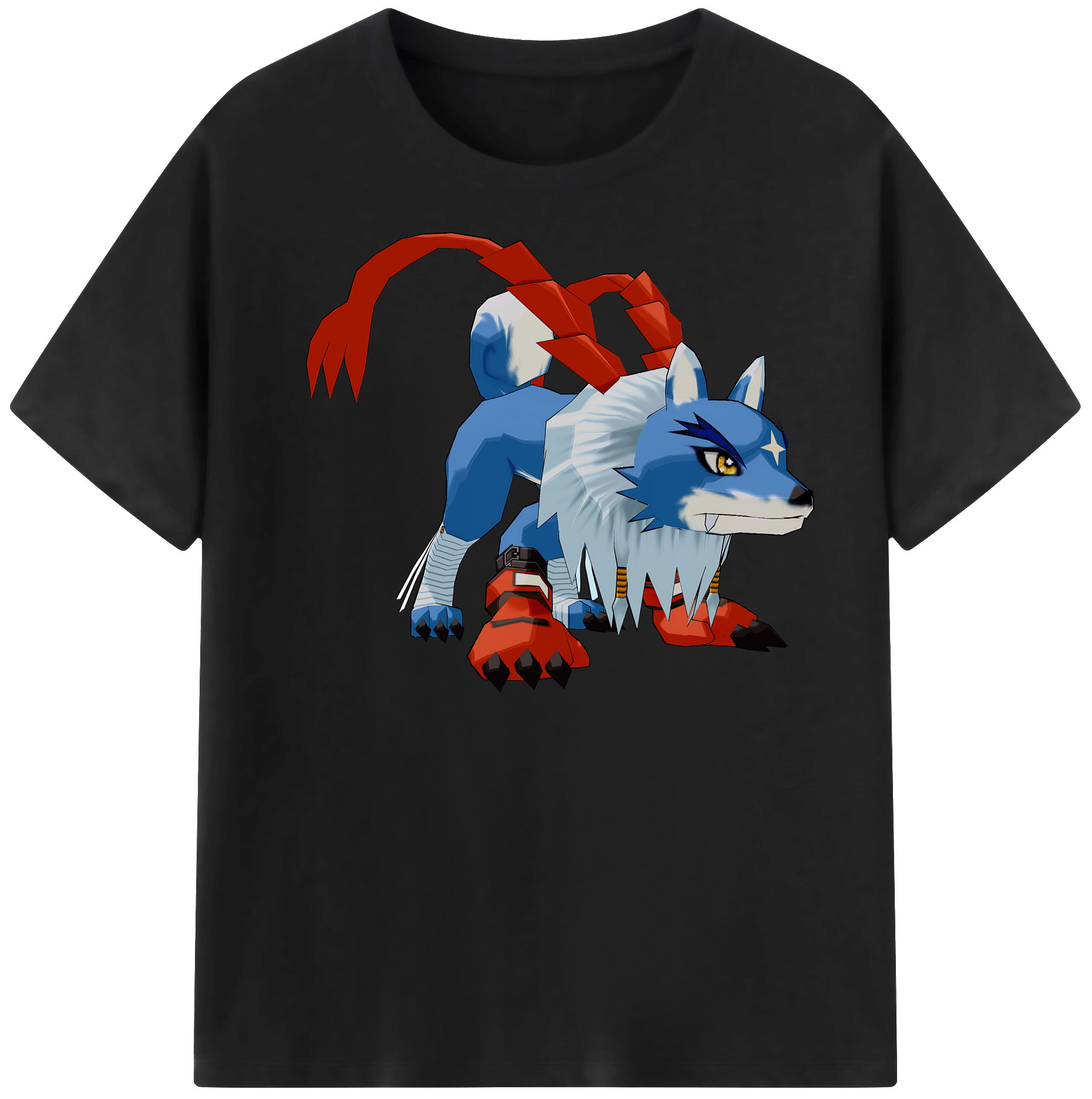 （画像用） Digimon デジタルモンスター/デジモン レディースカジュアルプリントTシャツ（綿100％）