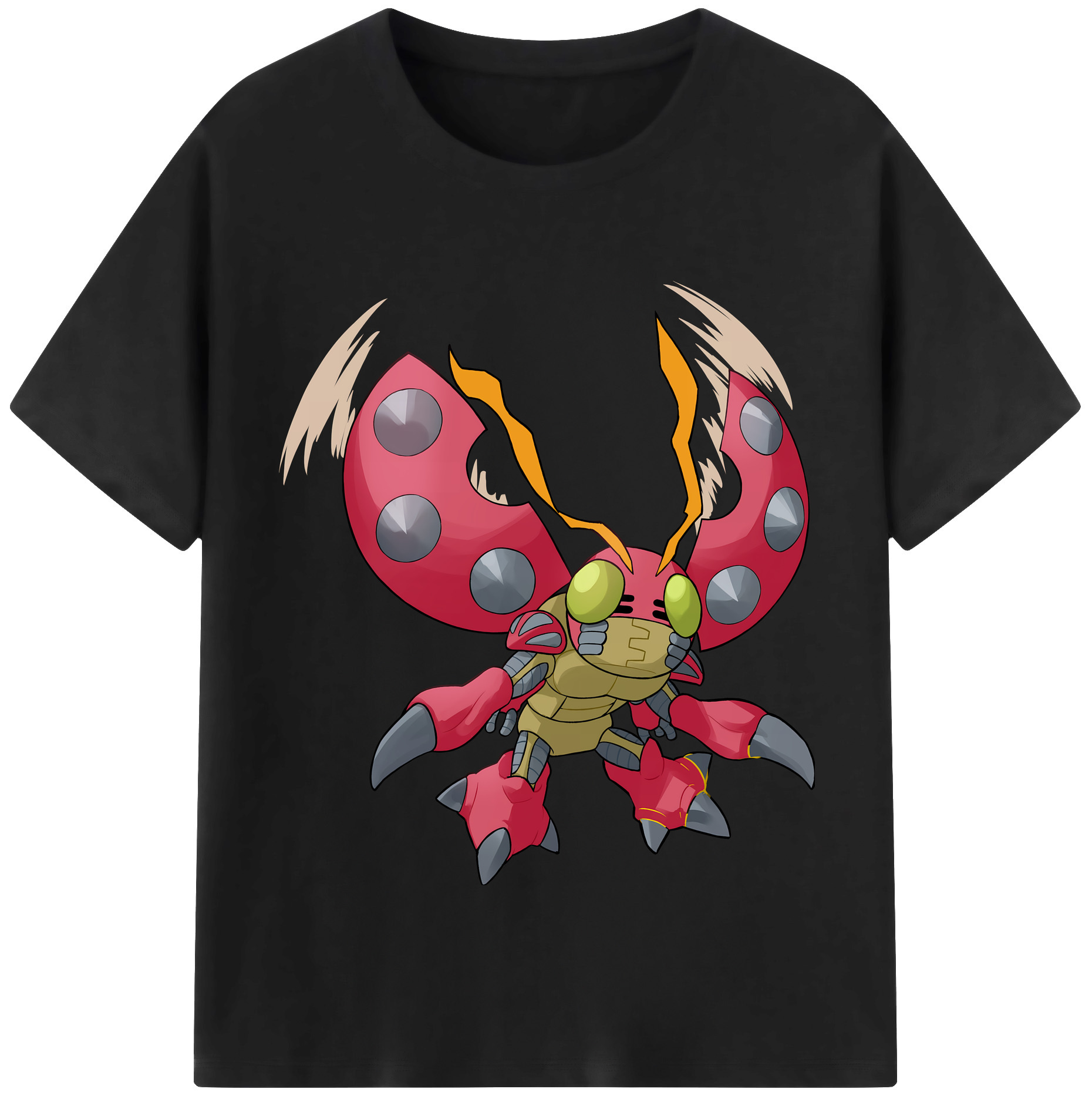 （画像用） Digimon デジタルモンスター/デジモン レディースカジュアルプリントTシャツ（綿100％）