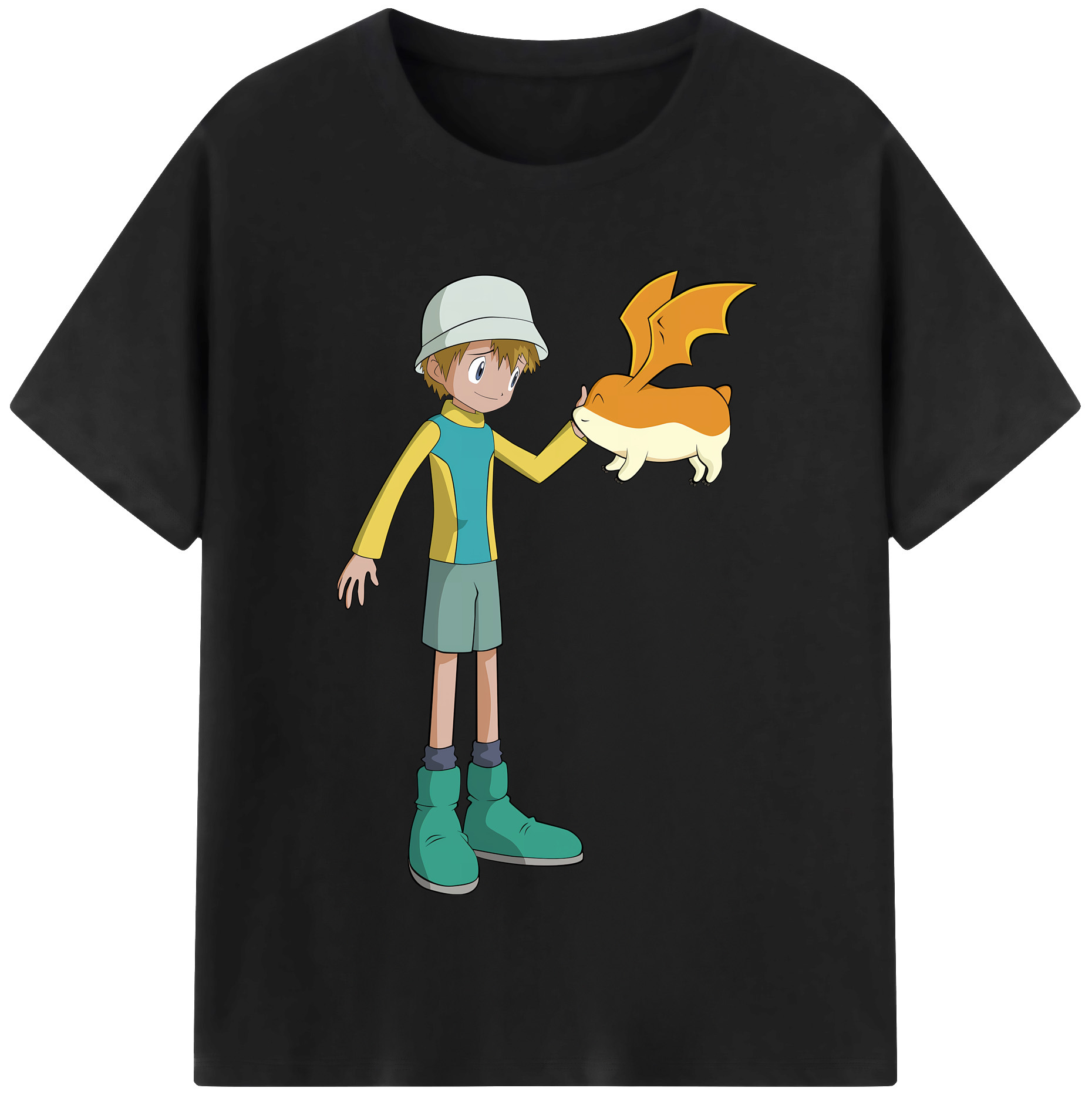 （画像用） Digimon デジタルモンスター/デジモン レディースカジュアルプリントTシャツ（綿100％）