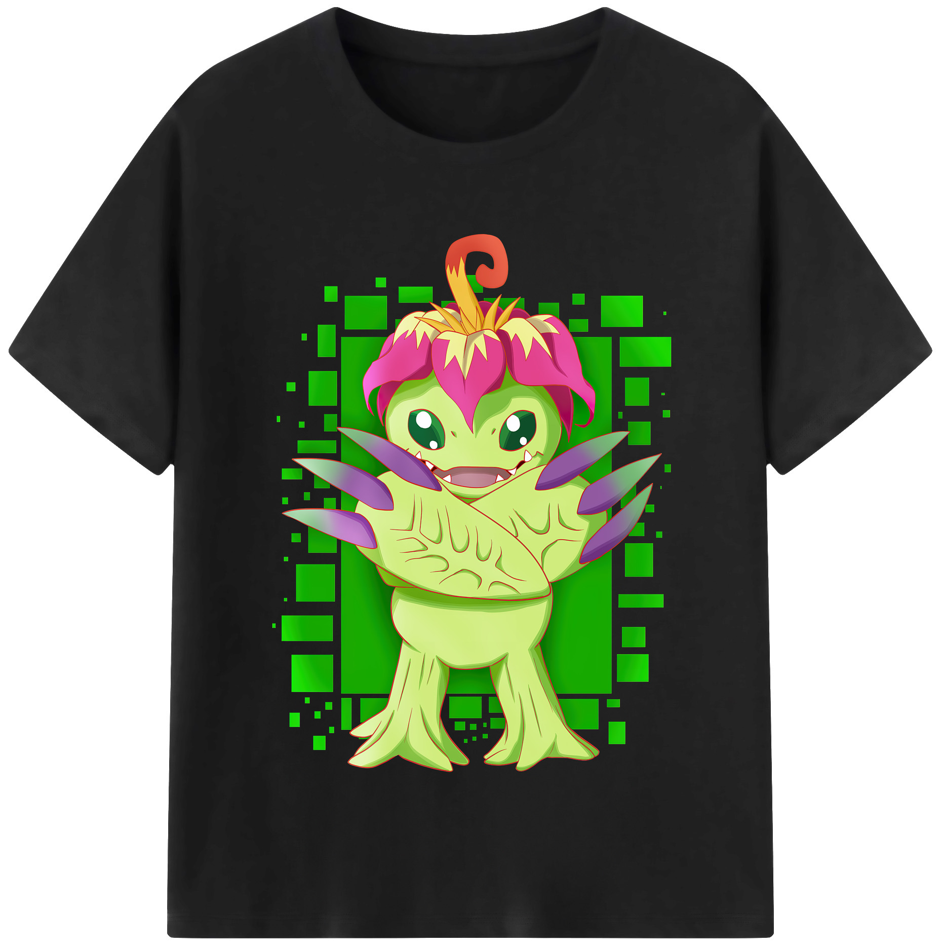 （画像用） Digimon デジタルモンスター/デジモン レディースカジュアルプリントTシャツ（綿100％）