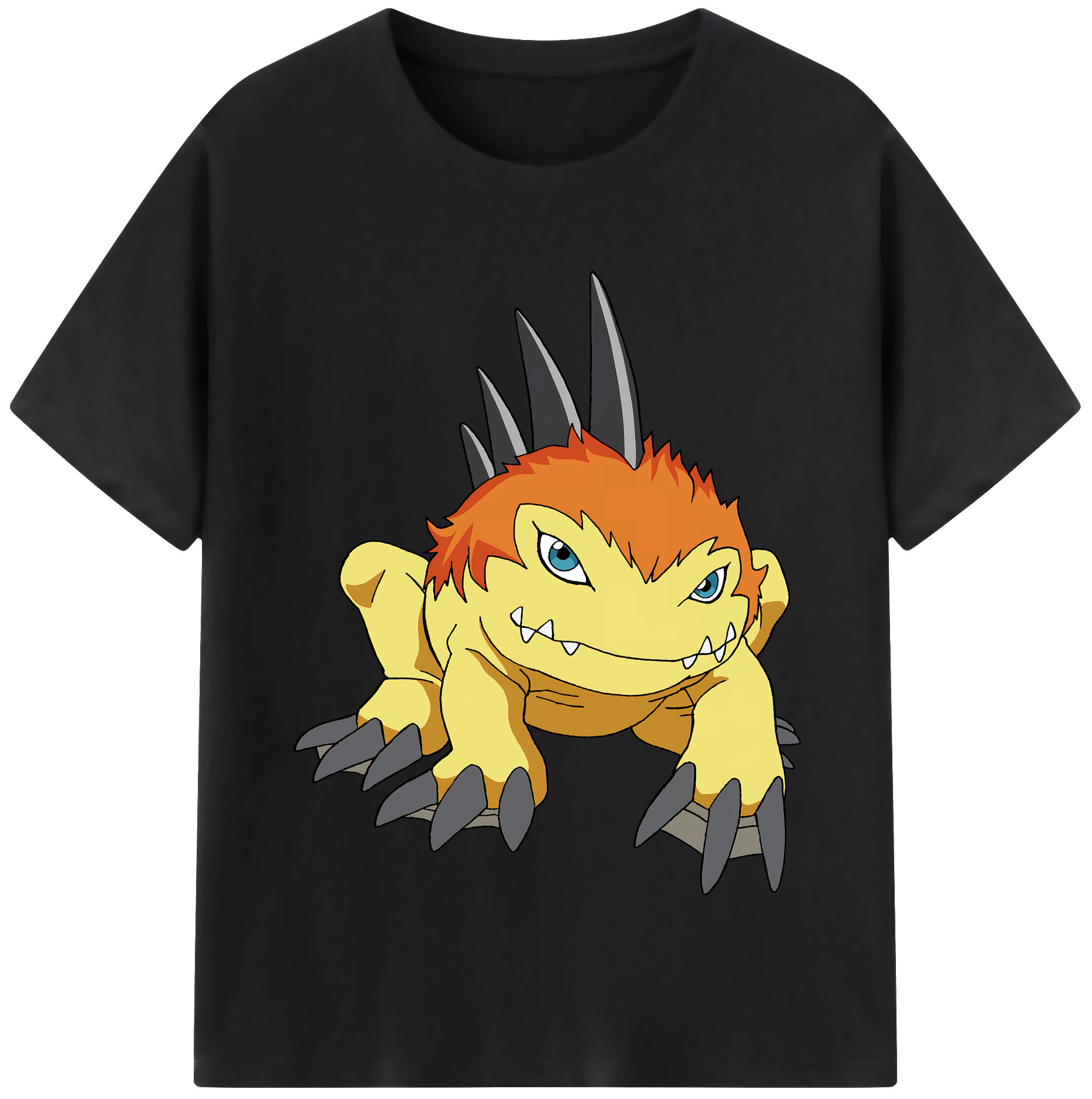 （画像用） Digimon デジタルモンスター/デジモン レディースカジュアルプリントTシャツ（綿100％）