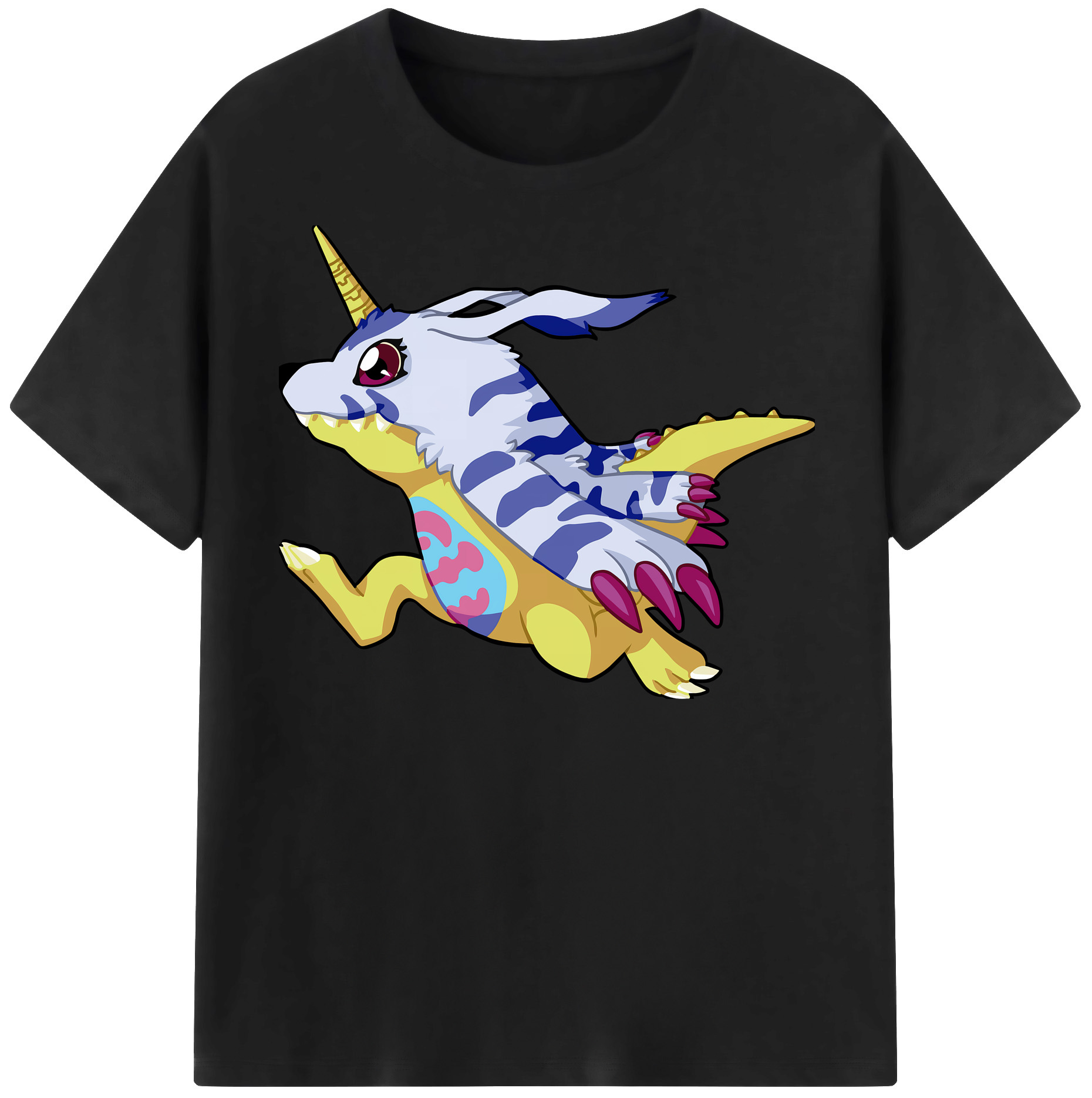 （画像用） Digimon デジタルモンスター/デジモン レディースカジュアルプリントTシャツ（綿100％）
