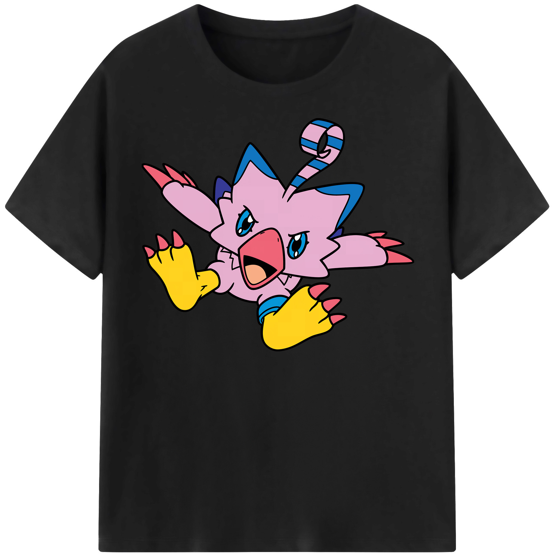 （画像用） Digimon デジタルモンスター/デジモン レディースカジュアルプリントTシャツ（綿100％）
