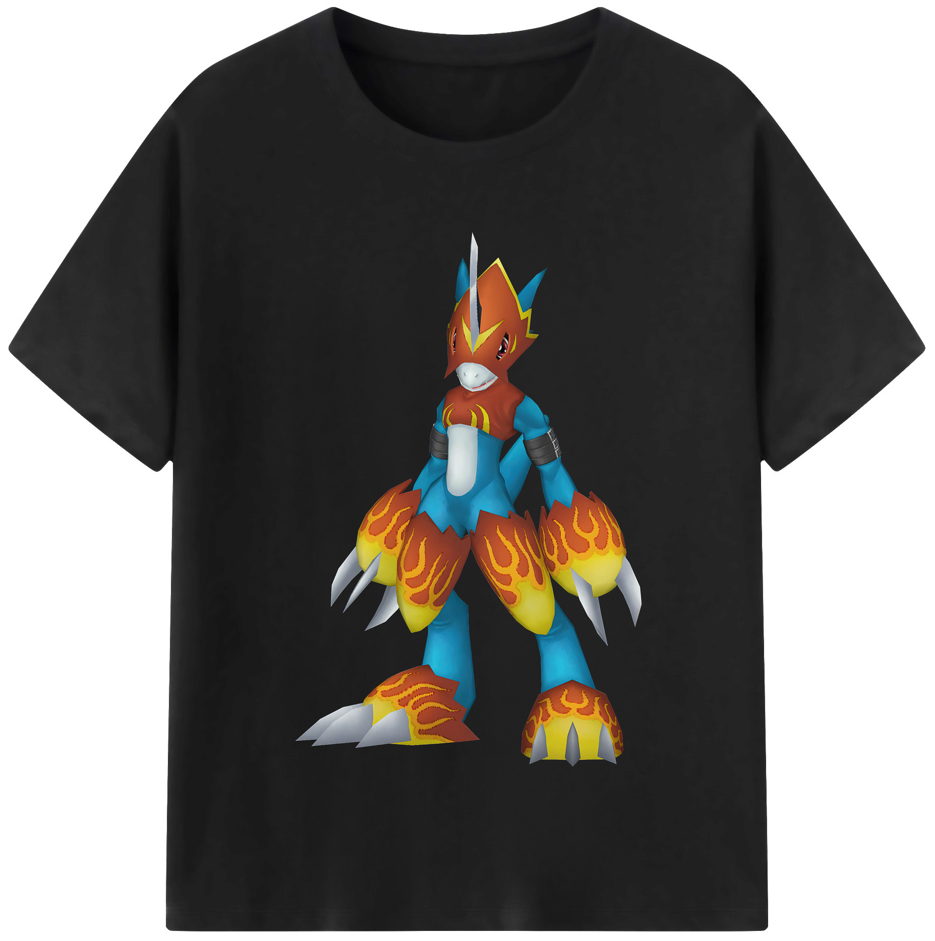 （画像用） Digimon デジタルモンスター/デジモン レディースカジュアルプリントTシャツ（綿100％）