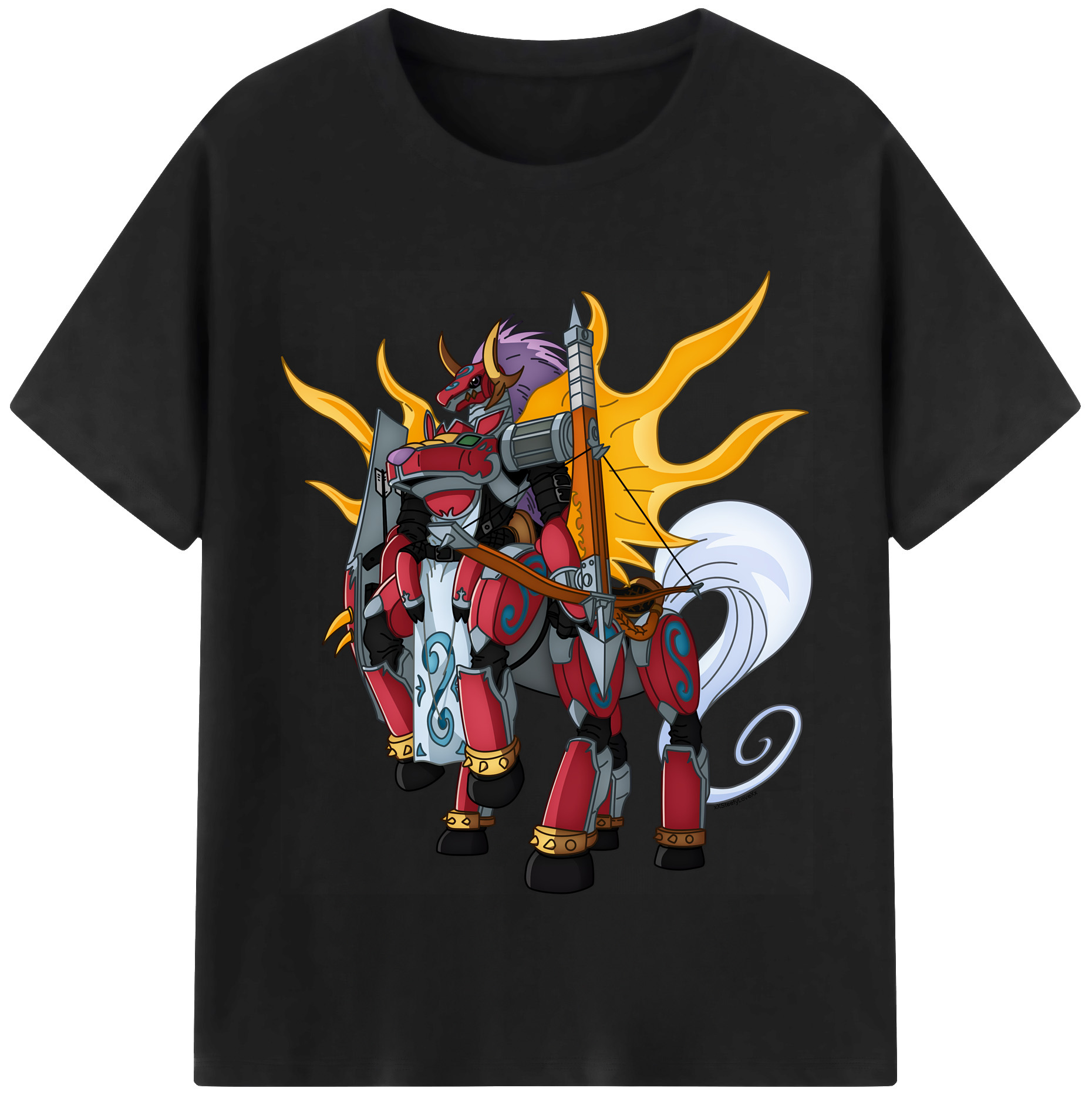 （画像用） Digimon デジタルモンスター/デジモン レディースカジュアルプリントTシャツ（綿100％）