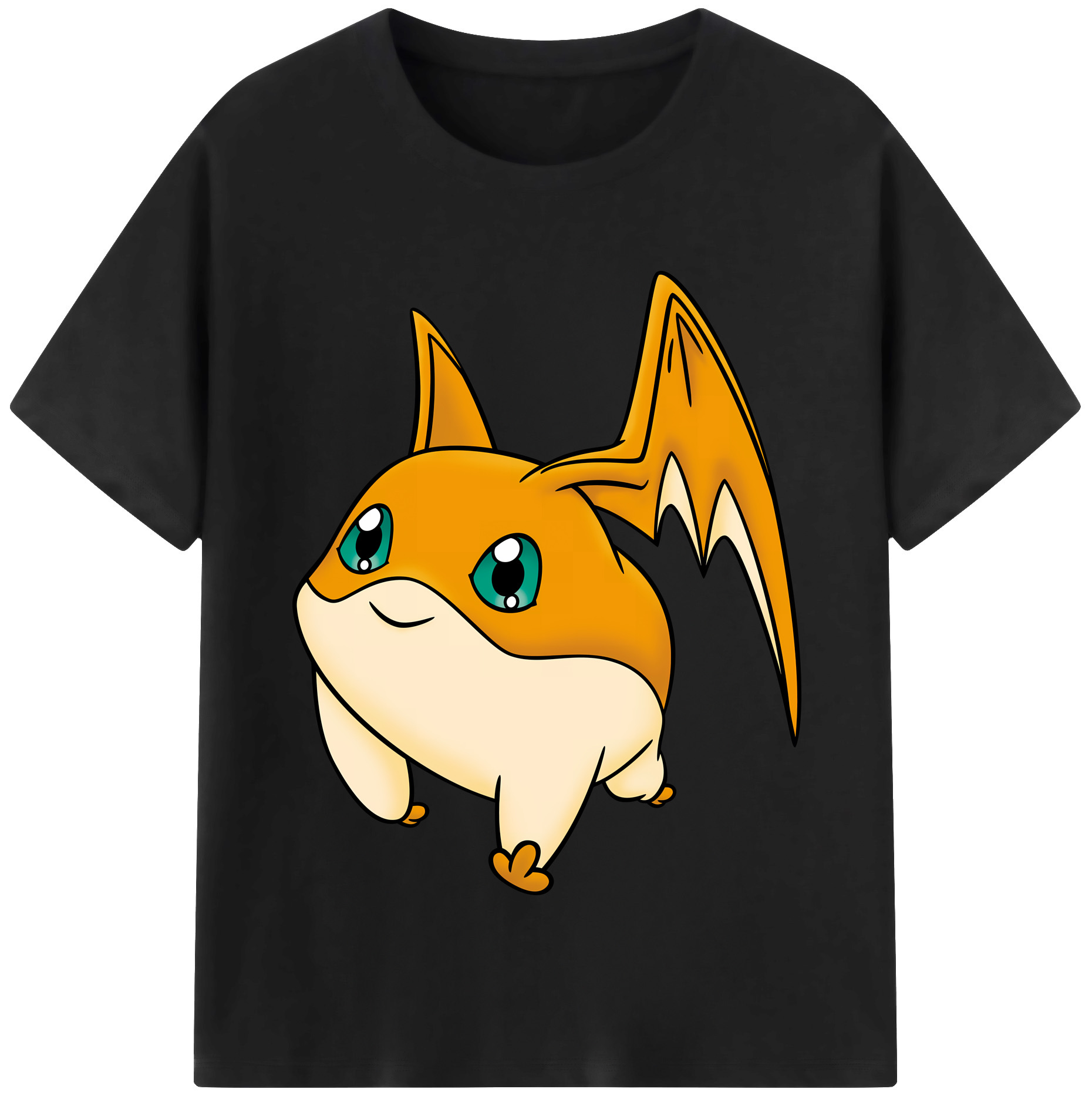 （画像用） Digimon デジタルモンスター/デジモン レディースカジュアルプリントTシャツ（綿100％）