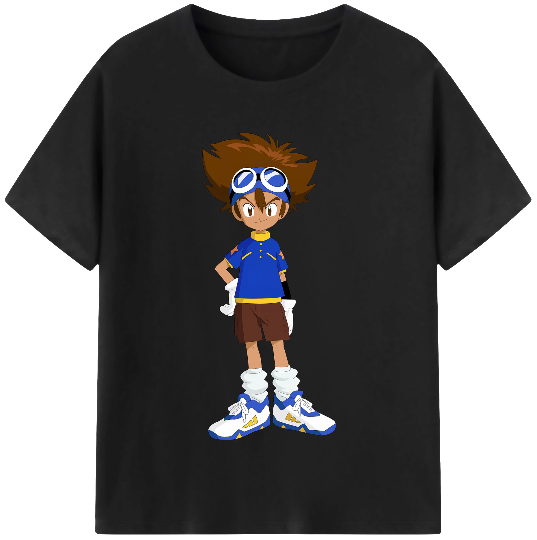 （画像用） Digimon デジタルモンスター/デジモン レディースカジュアルプリントTシャツ（綿100％）