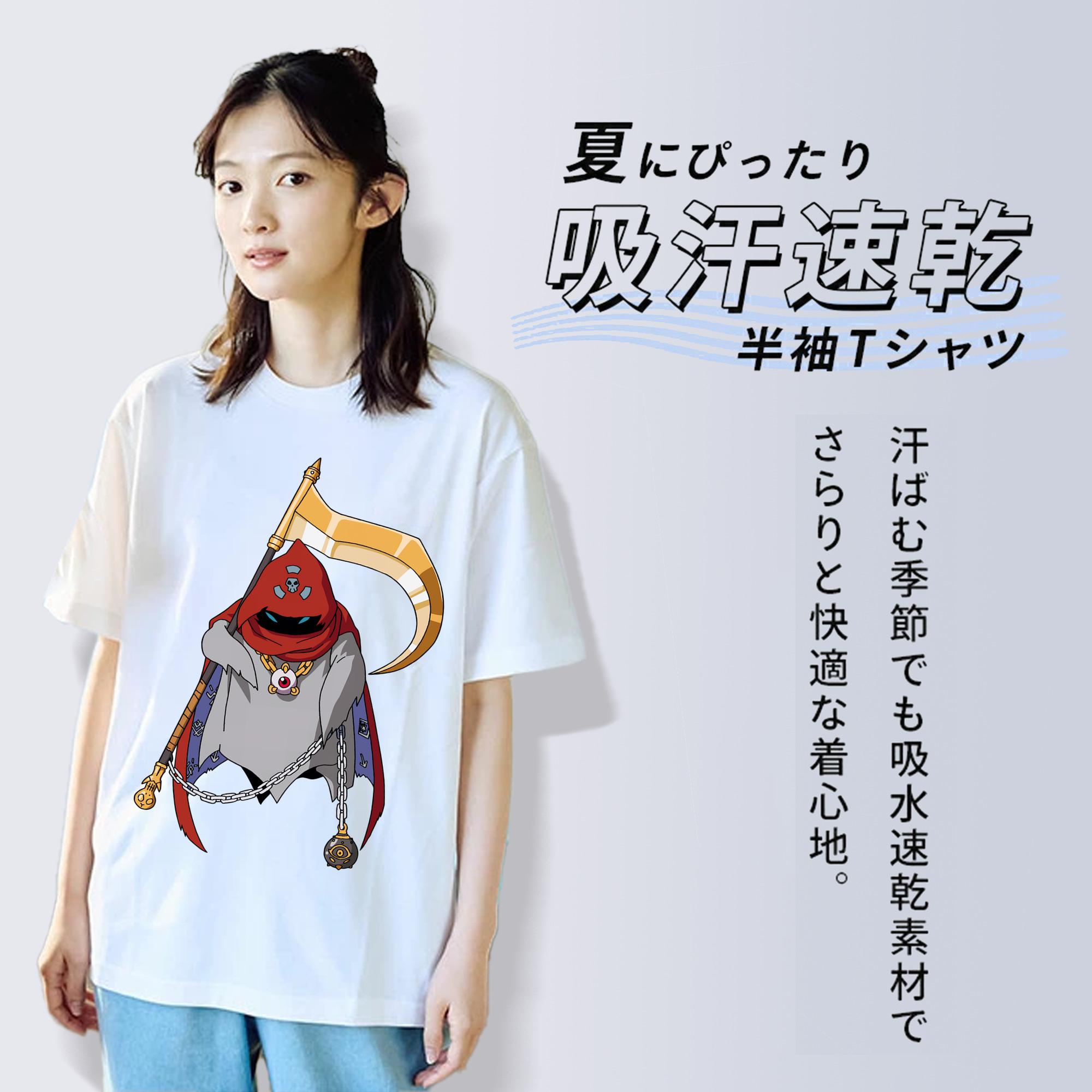 Digimon デジタルモンスター/デジモン レディースカジュアルプリントTシャツ（綿100％）