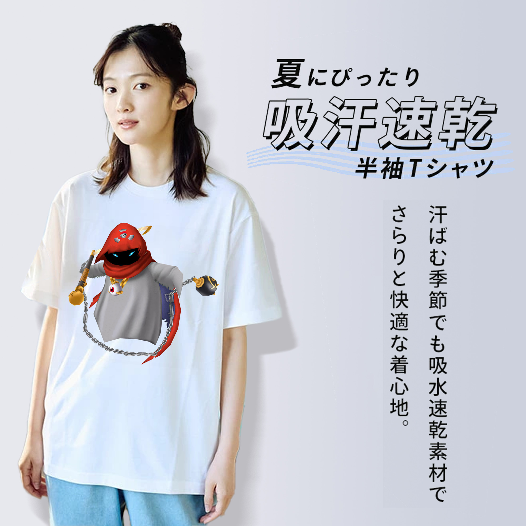 Digimon デジタルモンスター/デジモン レディースカジュアルプリントTシャツ（綿100％）