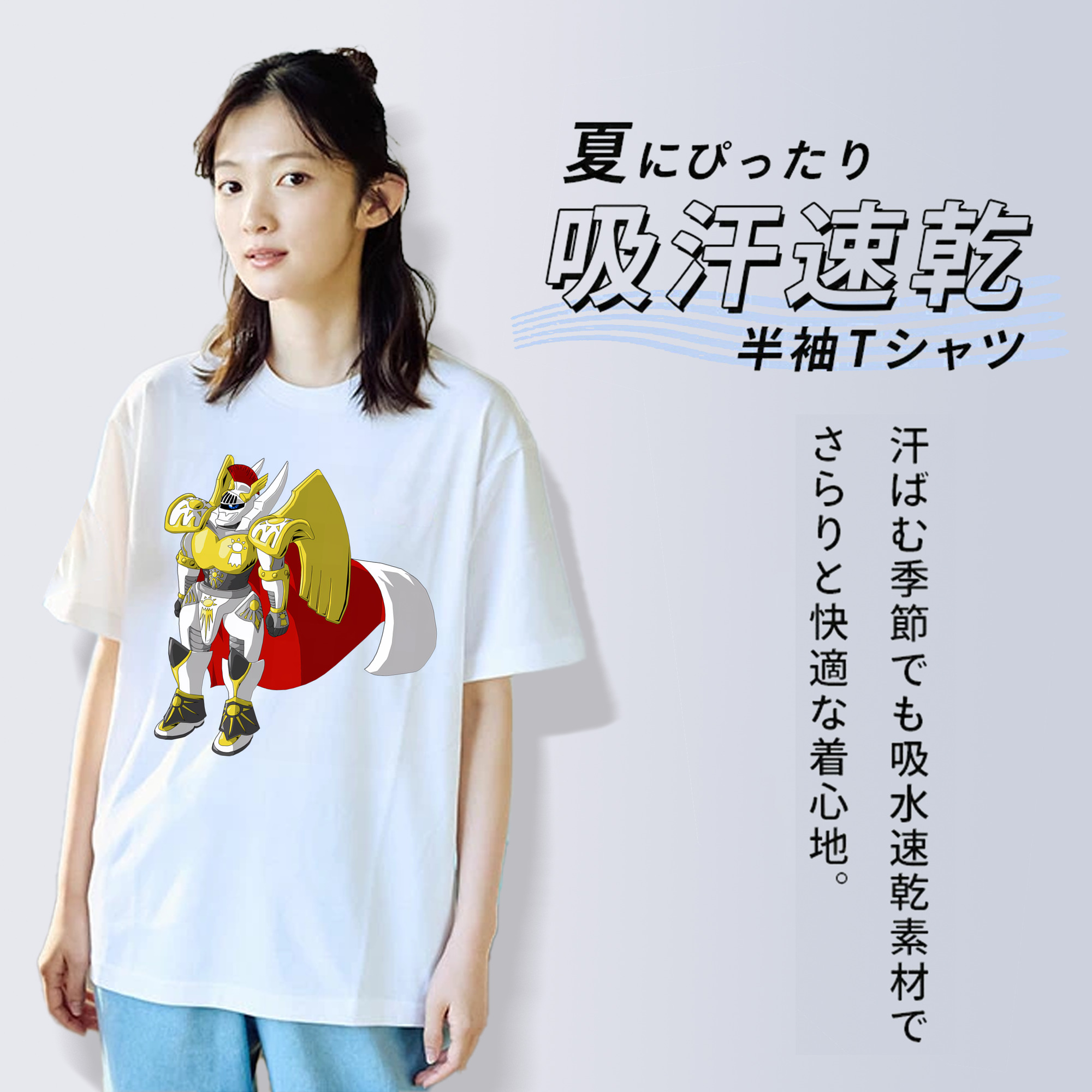 Digimon デジタルモンスター/デジモン レディースカジュアルプリントTシャツ（綿100％）