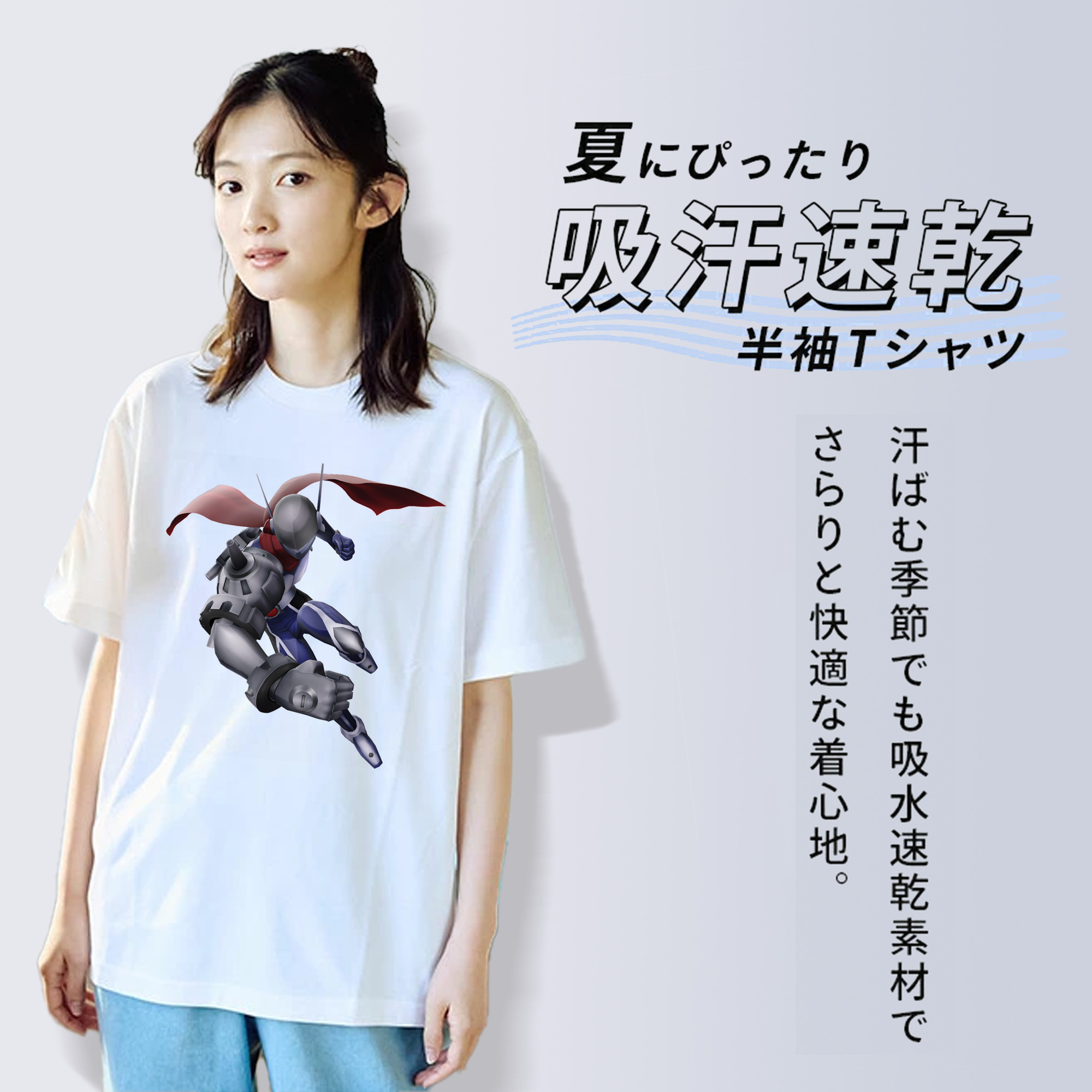 Digimon デジタルモンスター/デジモン レディースカジュアルプリントTシャツ（綿100％）