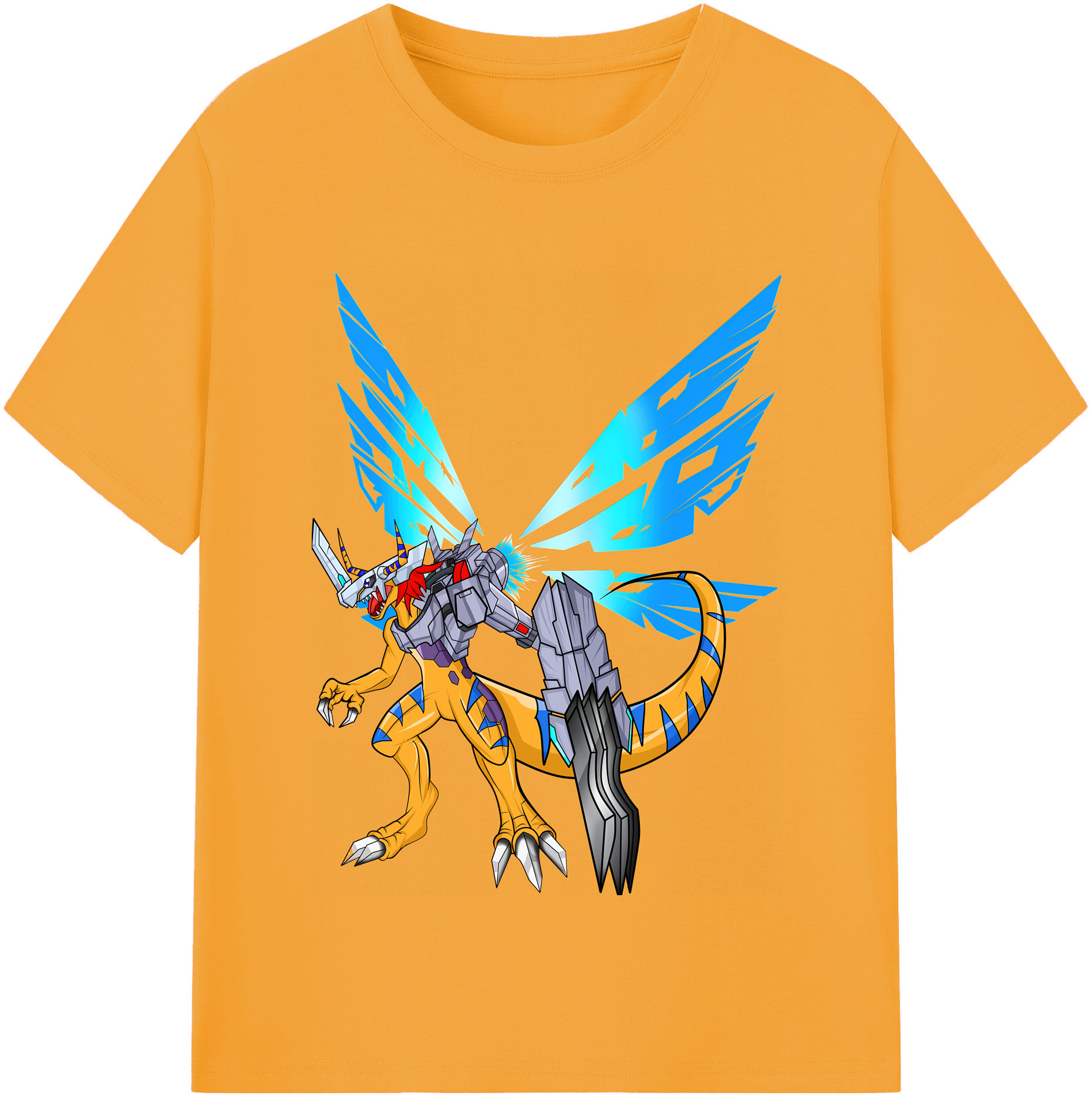 （画像用） Digimon デジタルモンスター/デジモン レディースカジュアルプリントTシャツ（綿100％）
