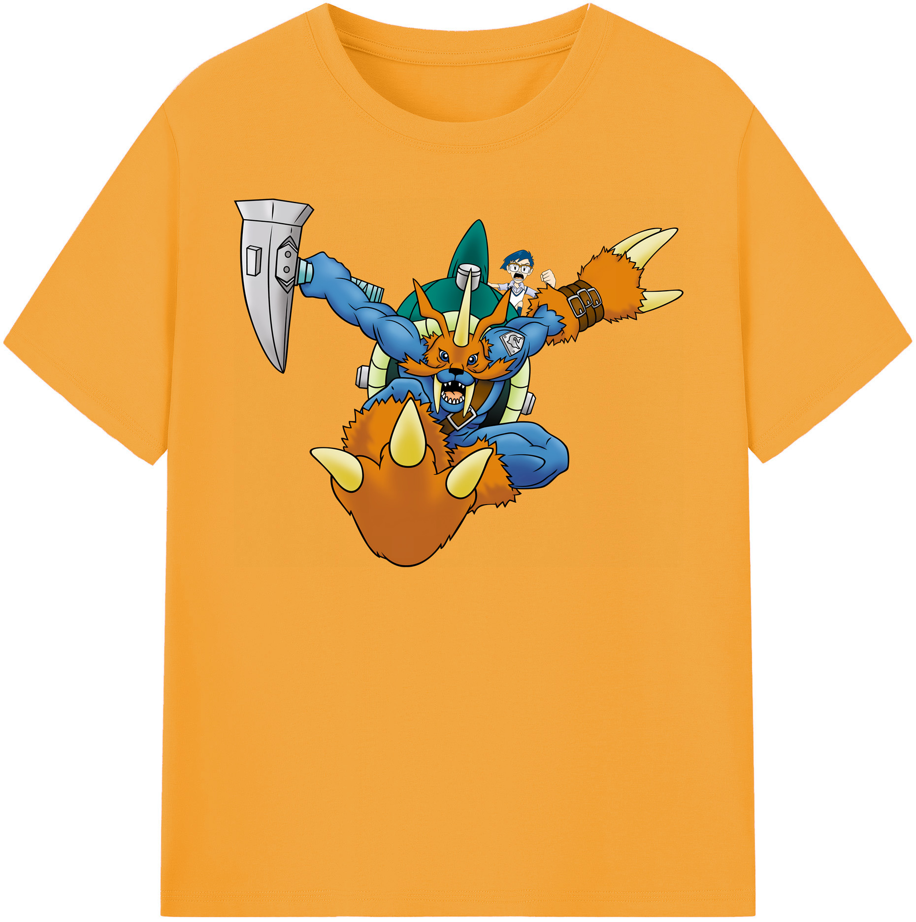 （画像用） Digimon デジタルモンスター/デジモン レディースカジュアルプリントTシャツ（綿100％）