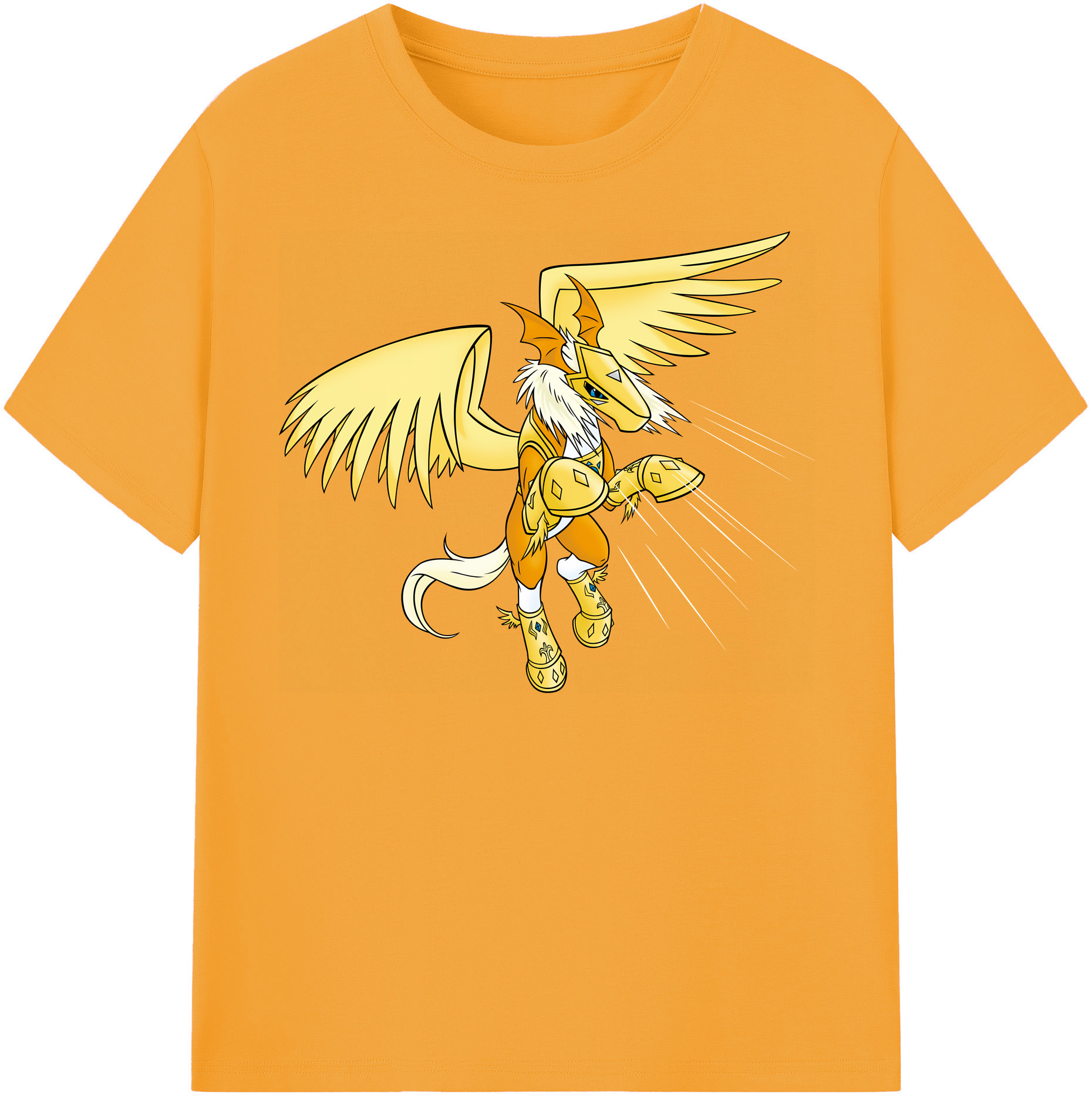 （画像用） Digimon デジタルモンスター/デジモン レディースカジュアルプリントTシャツ（綿100％）