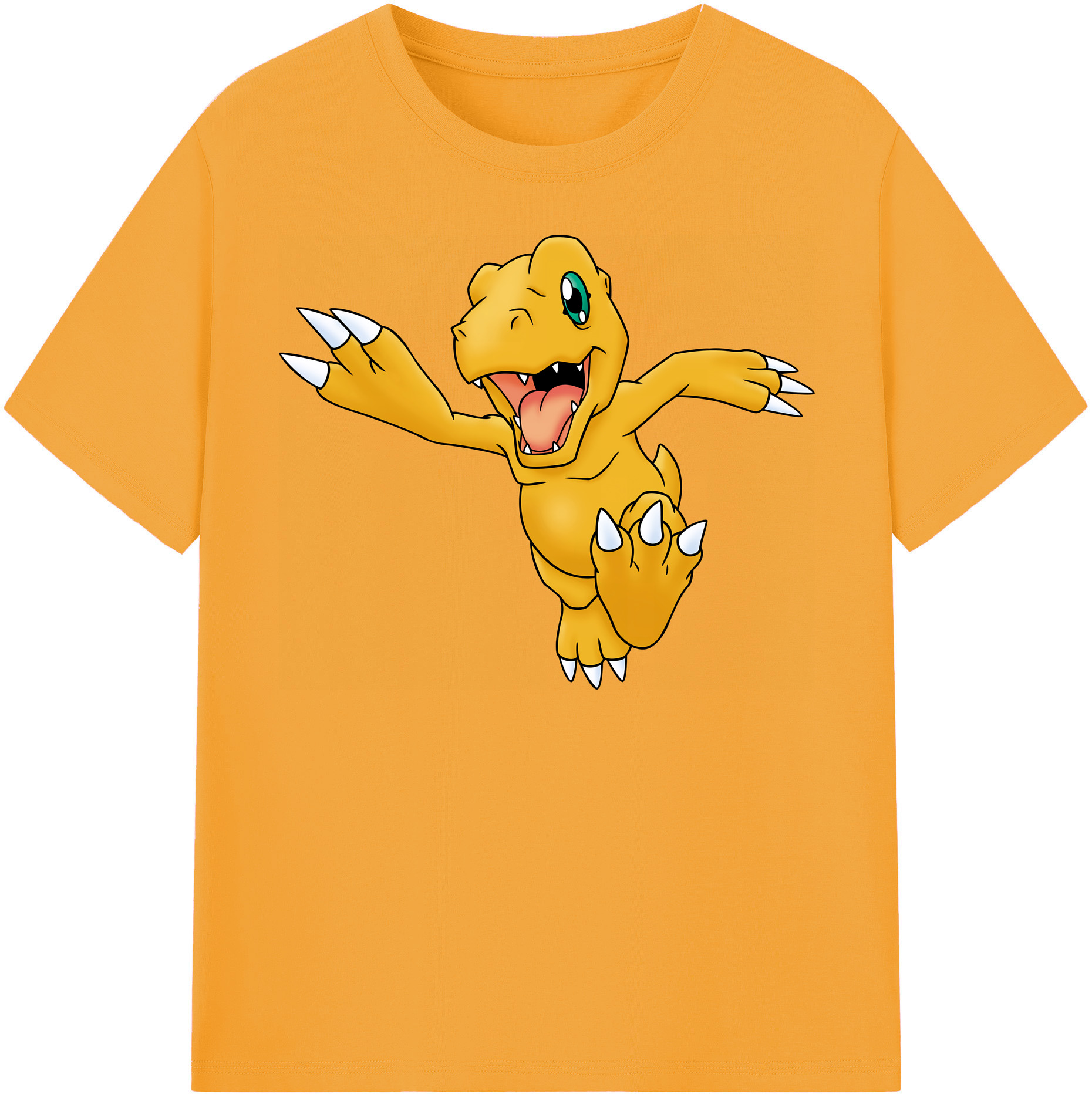 （画像用） Digimon デジタルモンスター/デジモン レディースカジュアルプリントTシャツ（綿100％）