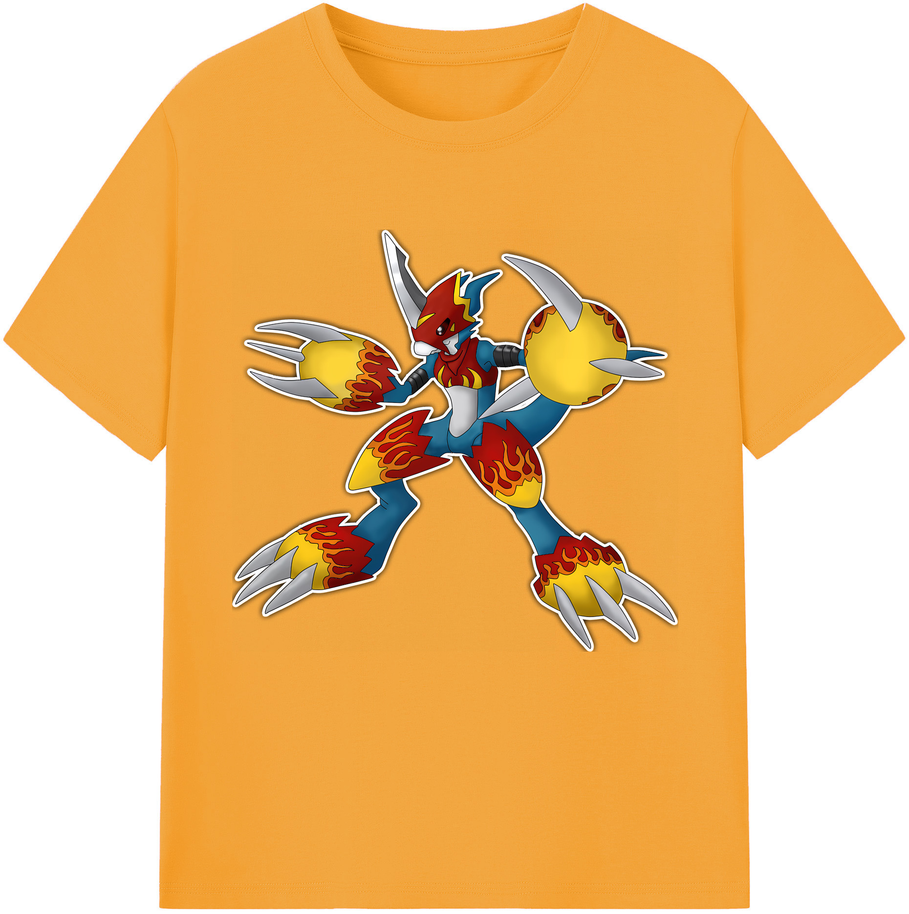 （画像用） Digimon デジタルモンスター/デジモン レディースカジュアルプリントTシャツ（綿100％）