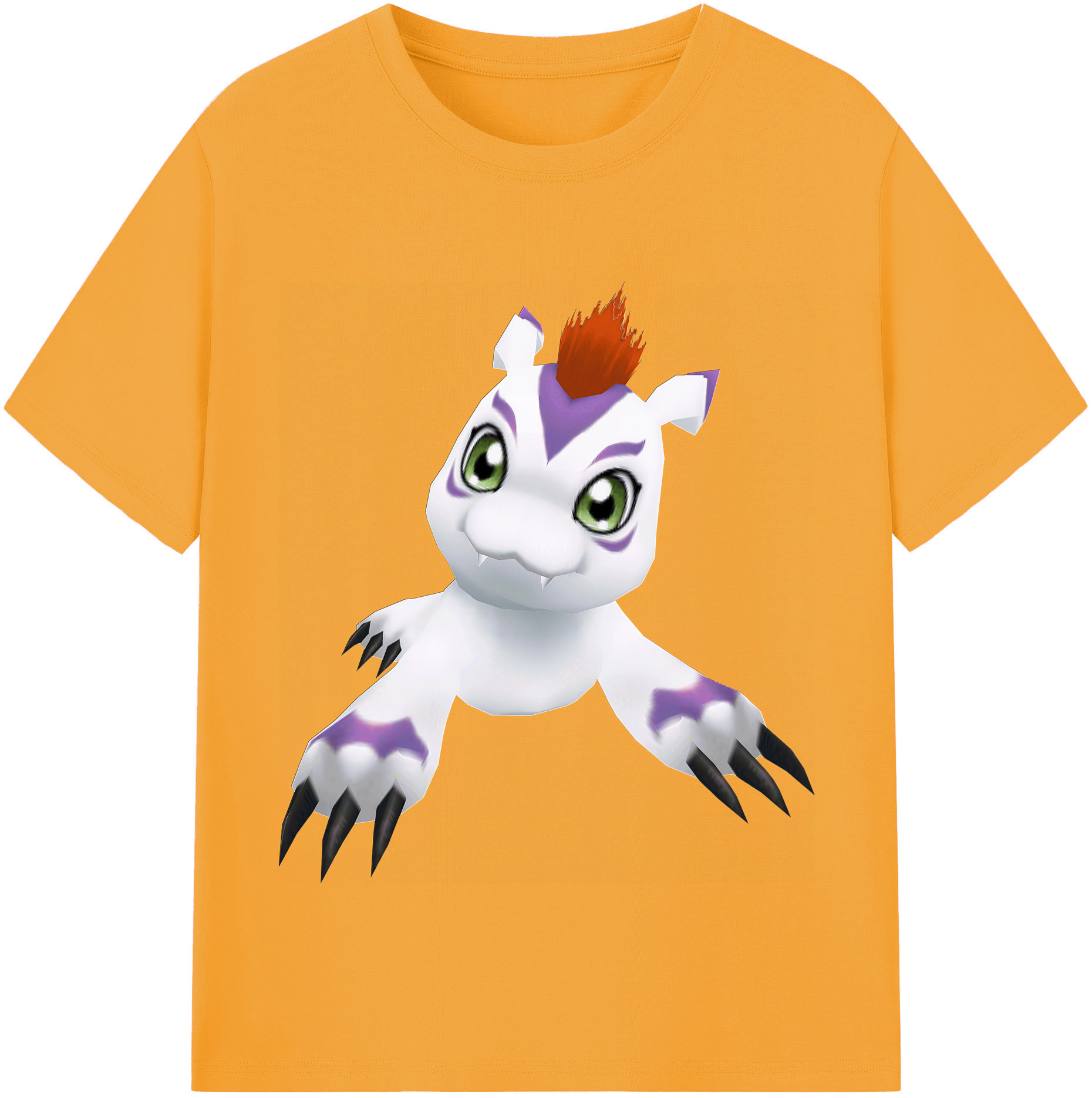 （画像用） Digimon デジタルモンスター/デジモン レディースカジュアルプリントTシャツ（綿100％）