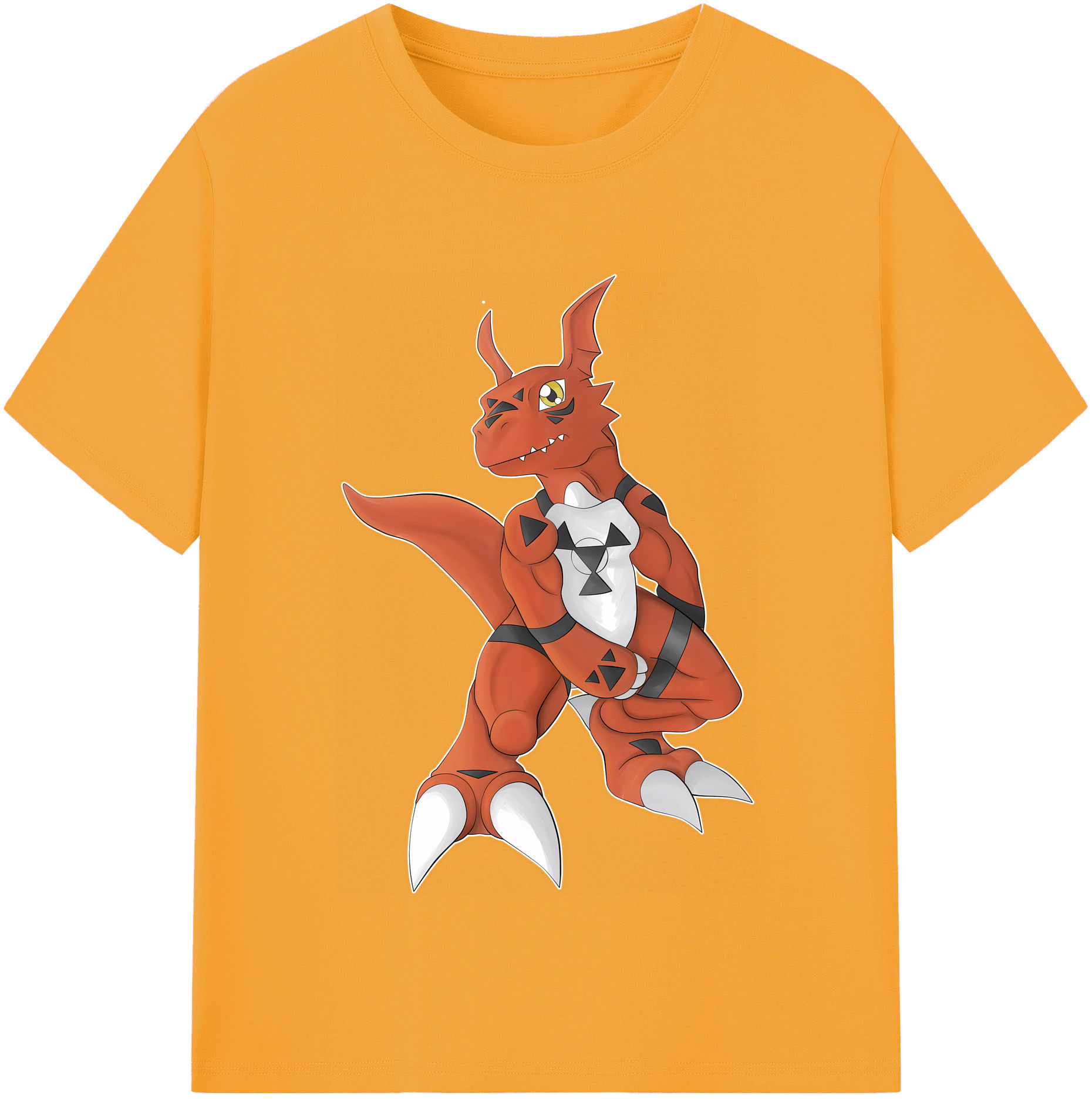 （画像用） Digimon デジタルモンスター/デジモン レディースカジュアルプリントTシャツ（綿100％）