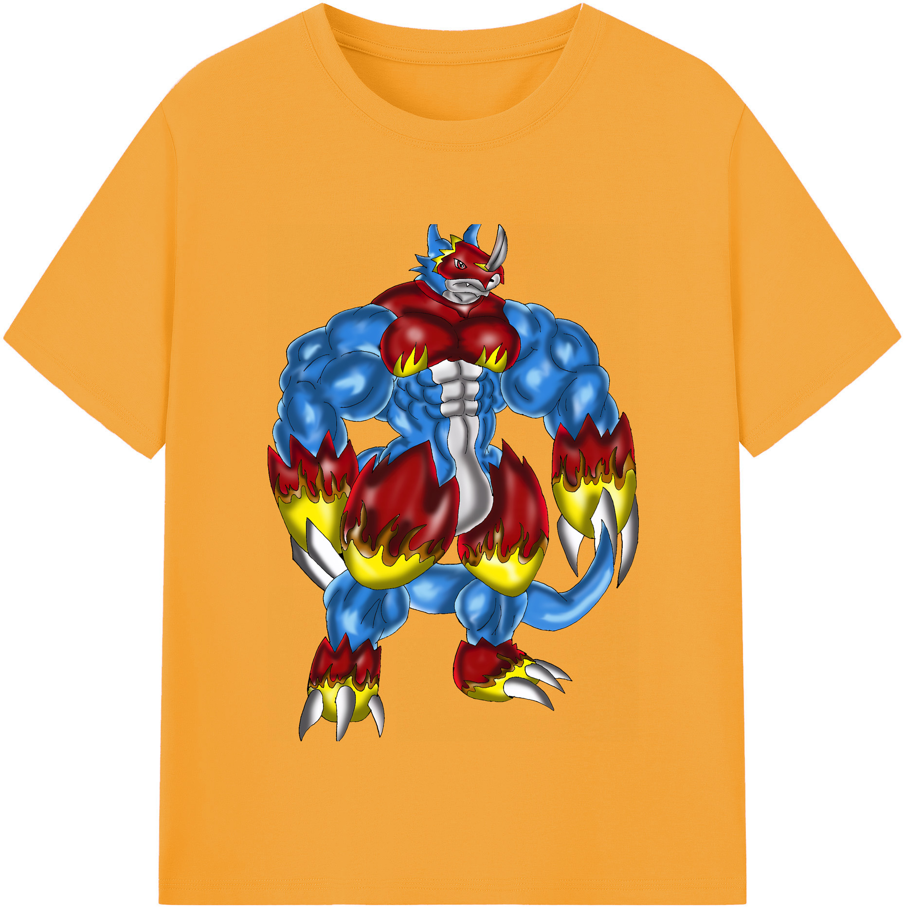 （画像用） Digimon デジタルモンスター/デジモン レディースカジュアルプリントTシャツ（綿100％）