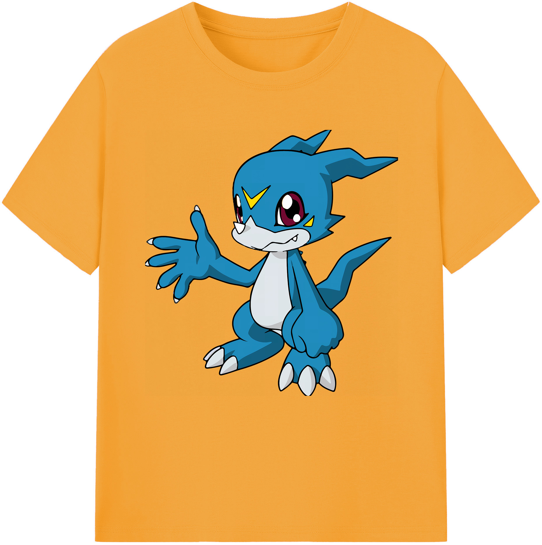 （画像用） Digimon デジタルモンスター/デジモン レディースカジュアルプリントTシャツ（綿100％）