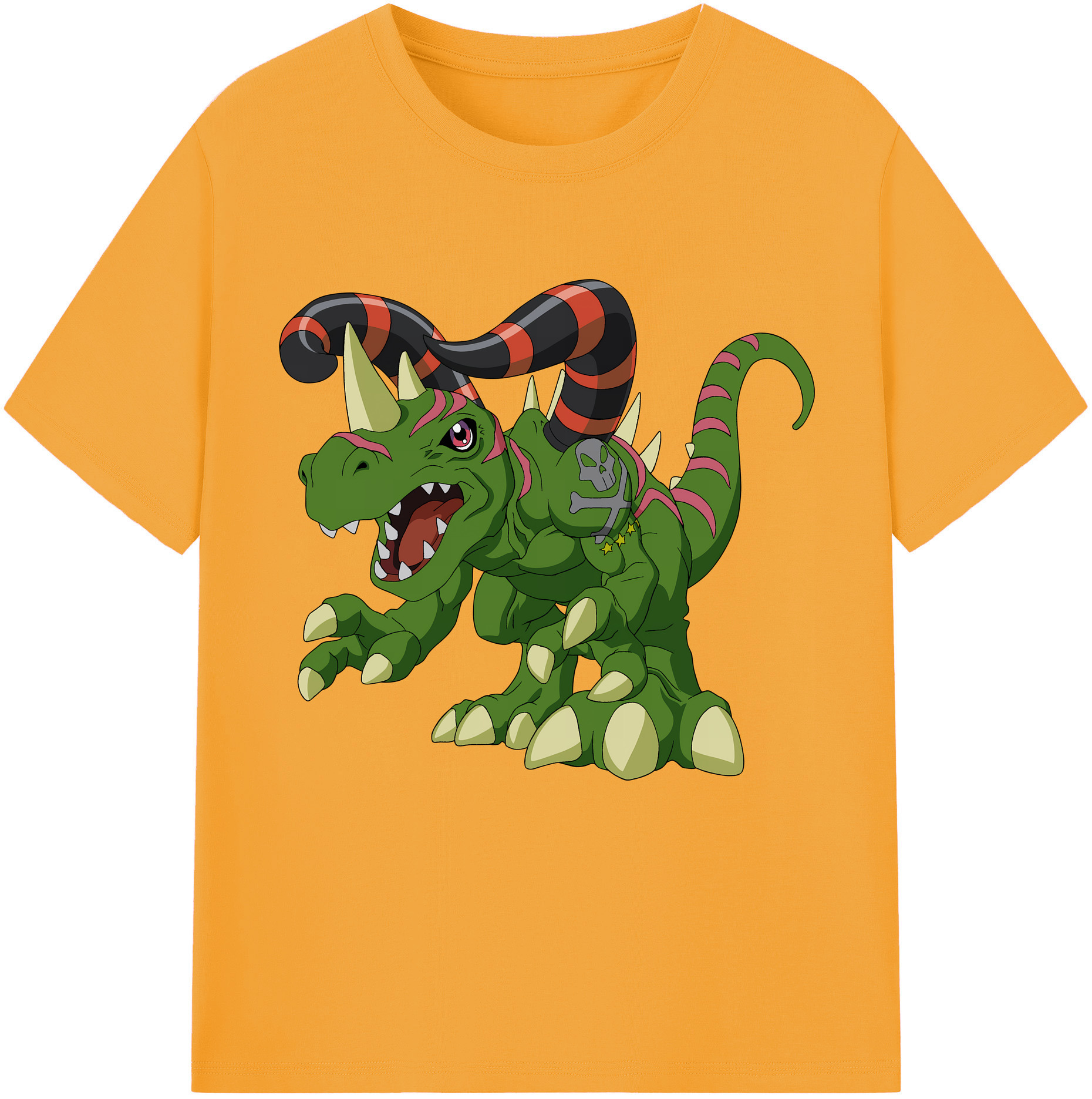 （画像用） Digimon デジタルモンスター/デジモン レディースカジュアルプリントTシャツ（綿100％）