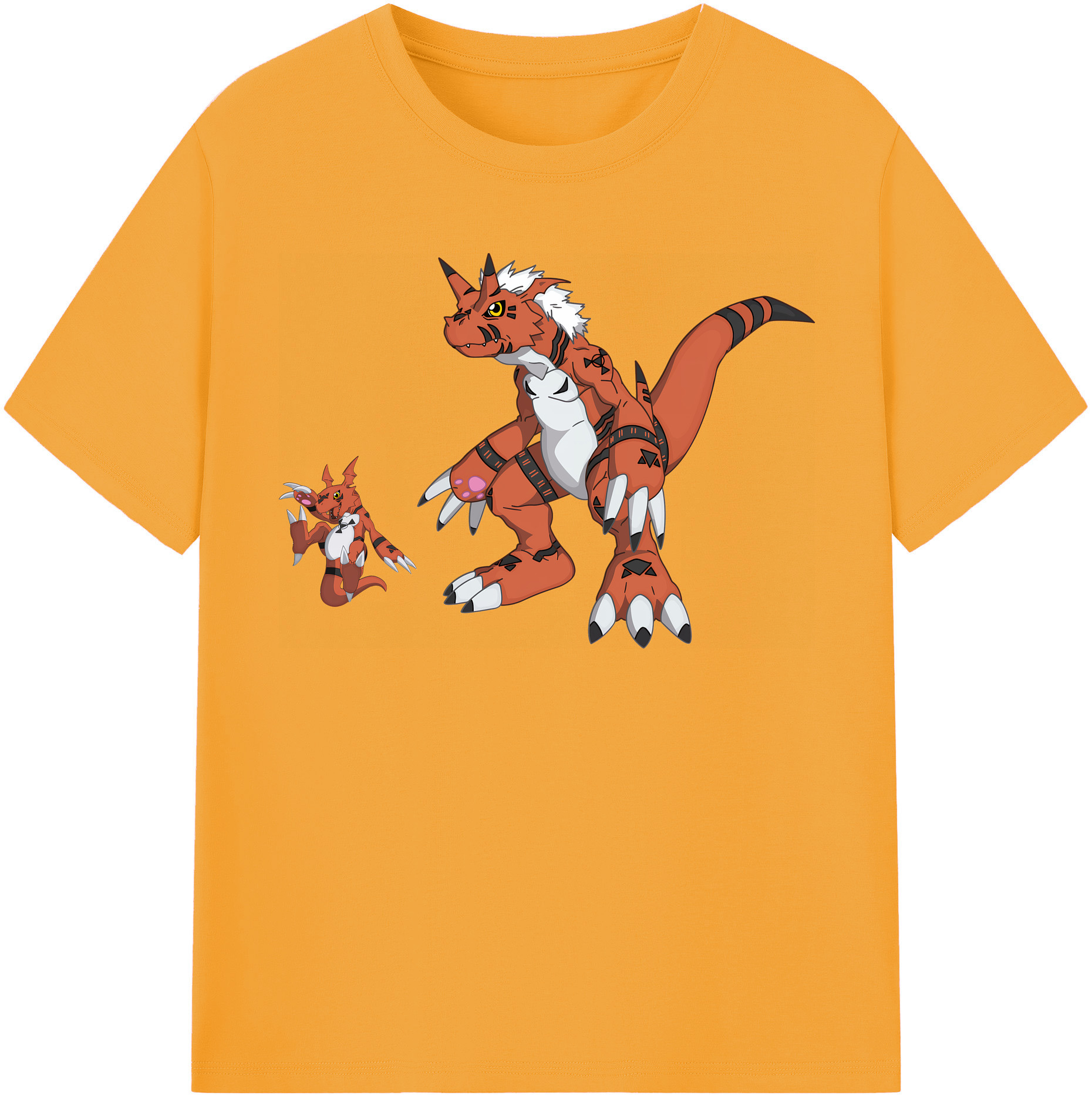 （画像用） Digimon デジタルモンスター/デジモン レディースカジュアルプリントTシャツ（綿100％）