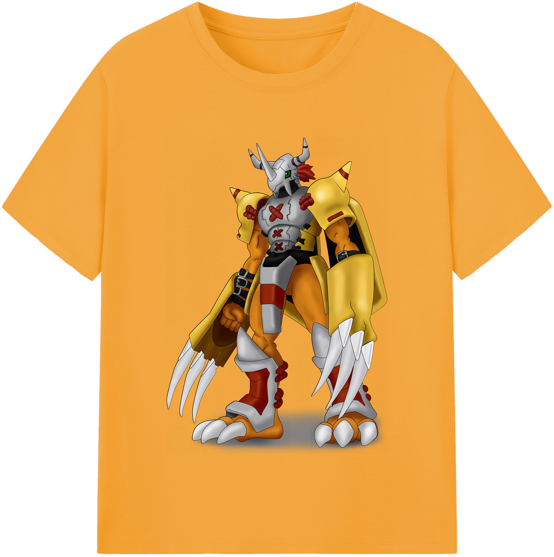 （画像用） Digimon デジタルモンスター/デジモン レディースカジュアルプリントTシャツ（綿100％）