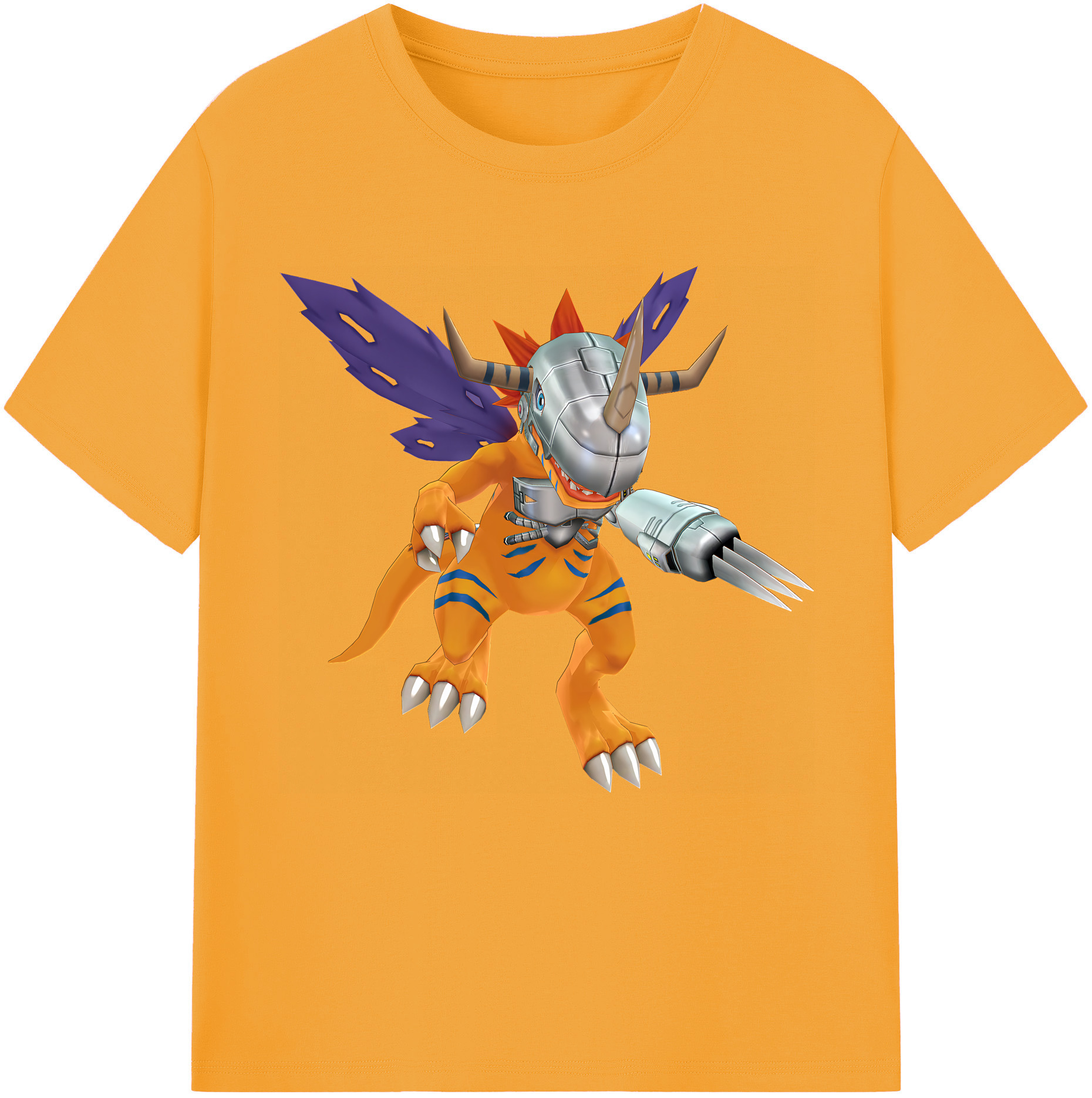（画像用） Digimon デジタルモンスター/デジモン レディースカジュアルプリントTシャツ（綿100％）