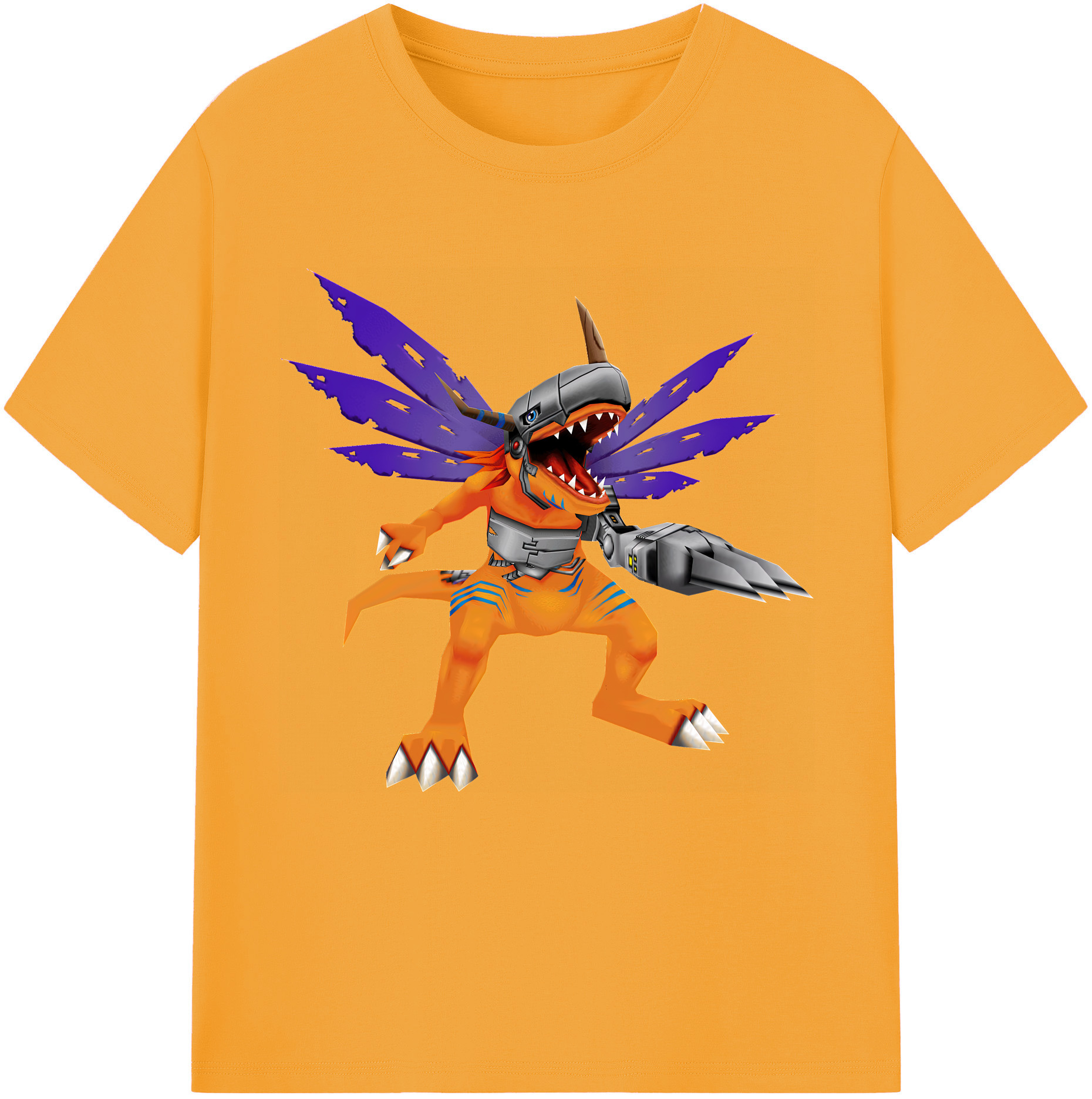（画像用） Digimon デジタルモンスター/デジモン レディースカジュアルプリントTシャツ（綿100％）