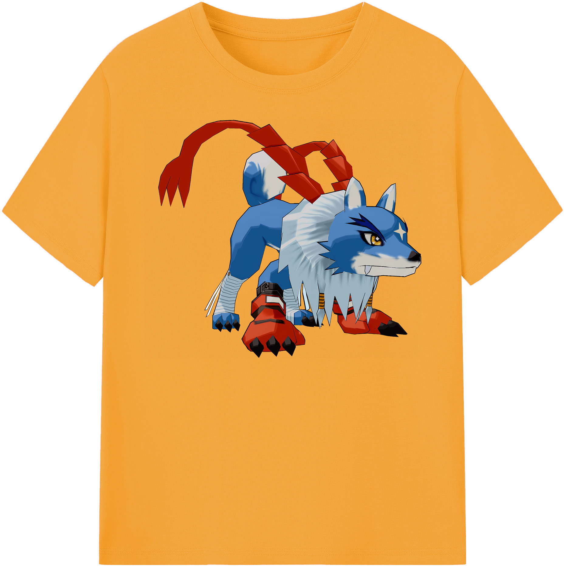（画像用） Digimon デジタルモンスター/デジモン レディースカジュアルプリントTシャツ（綿100％）