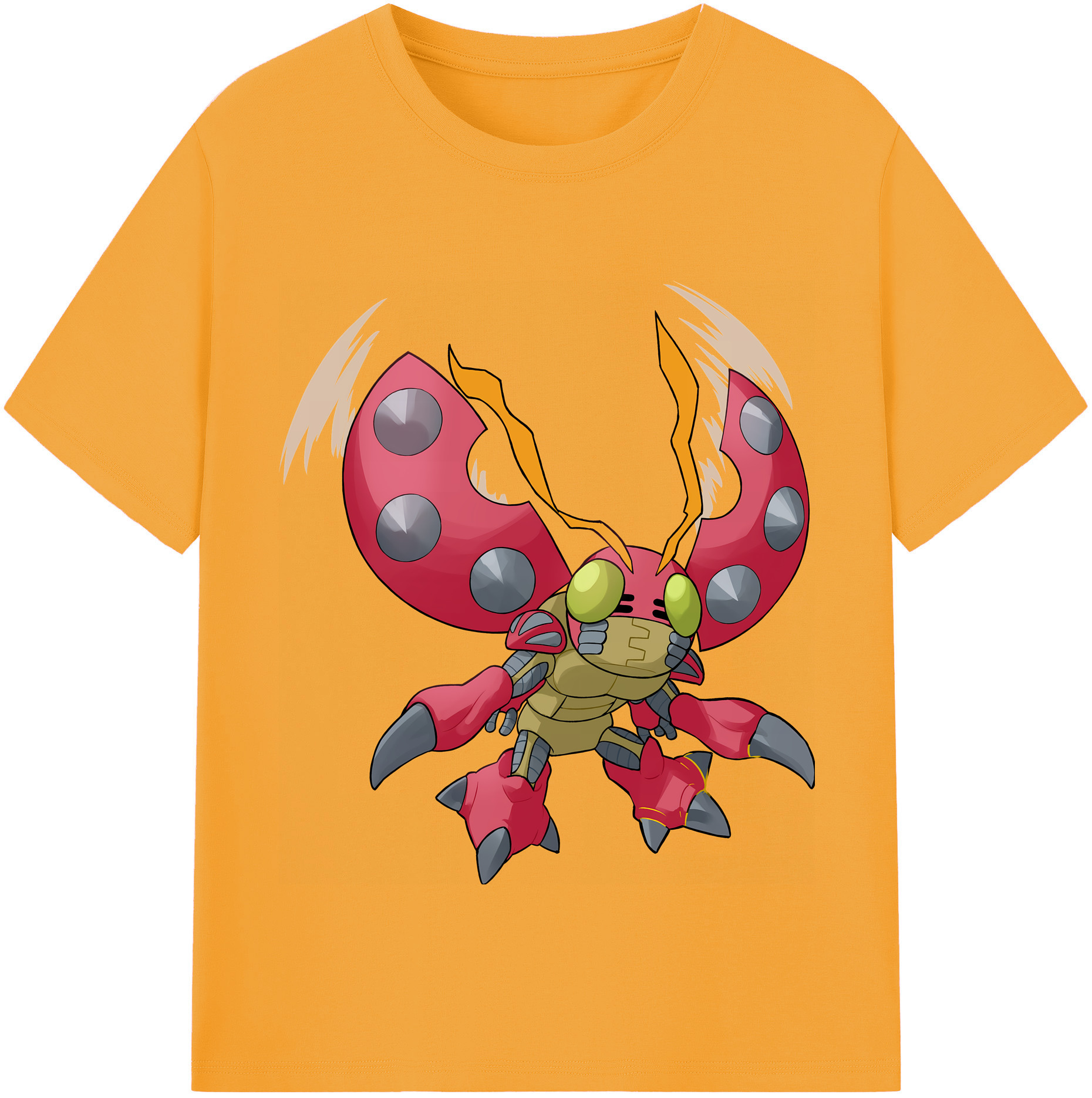 （画像用） Digimon デジタルモンスター/デジモン レディースカジュアルプリントTシャツ（綿100％）