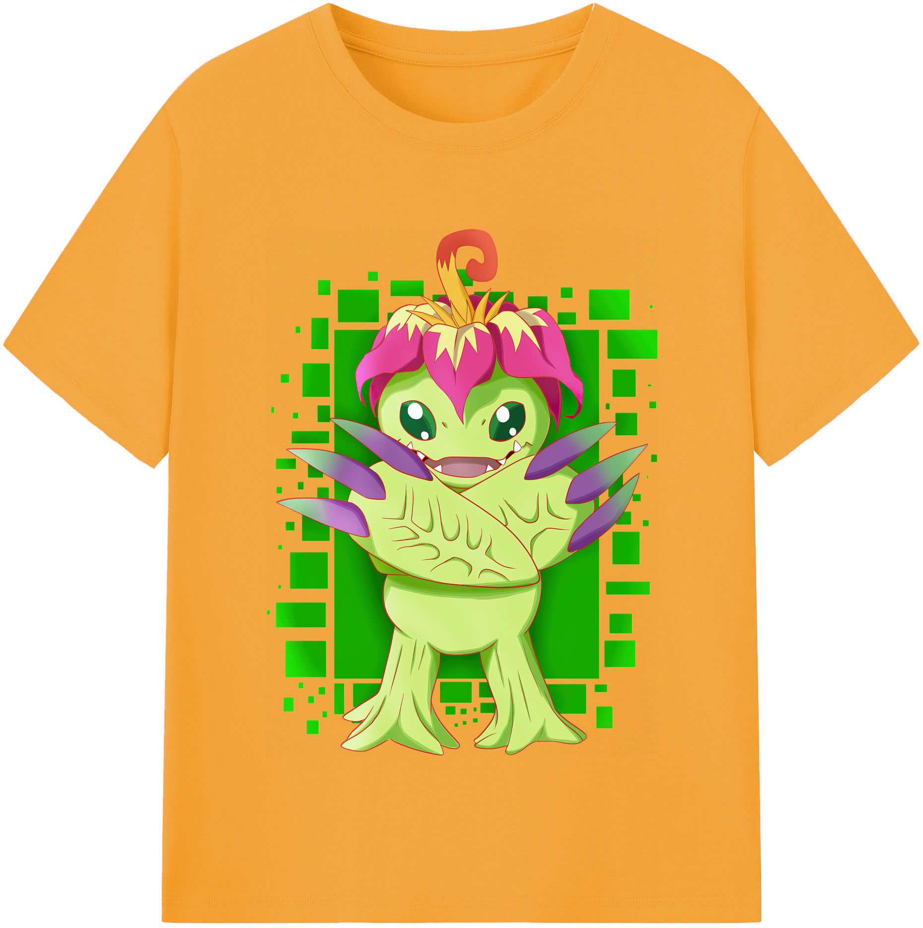 （画像用） Digimon デジタルモンスター/デジモン レディースカジュアルプリントTシャツ（綿100％）