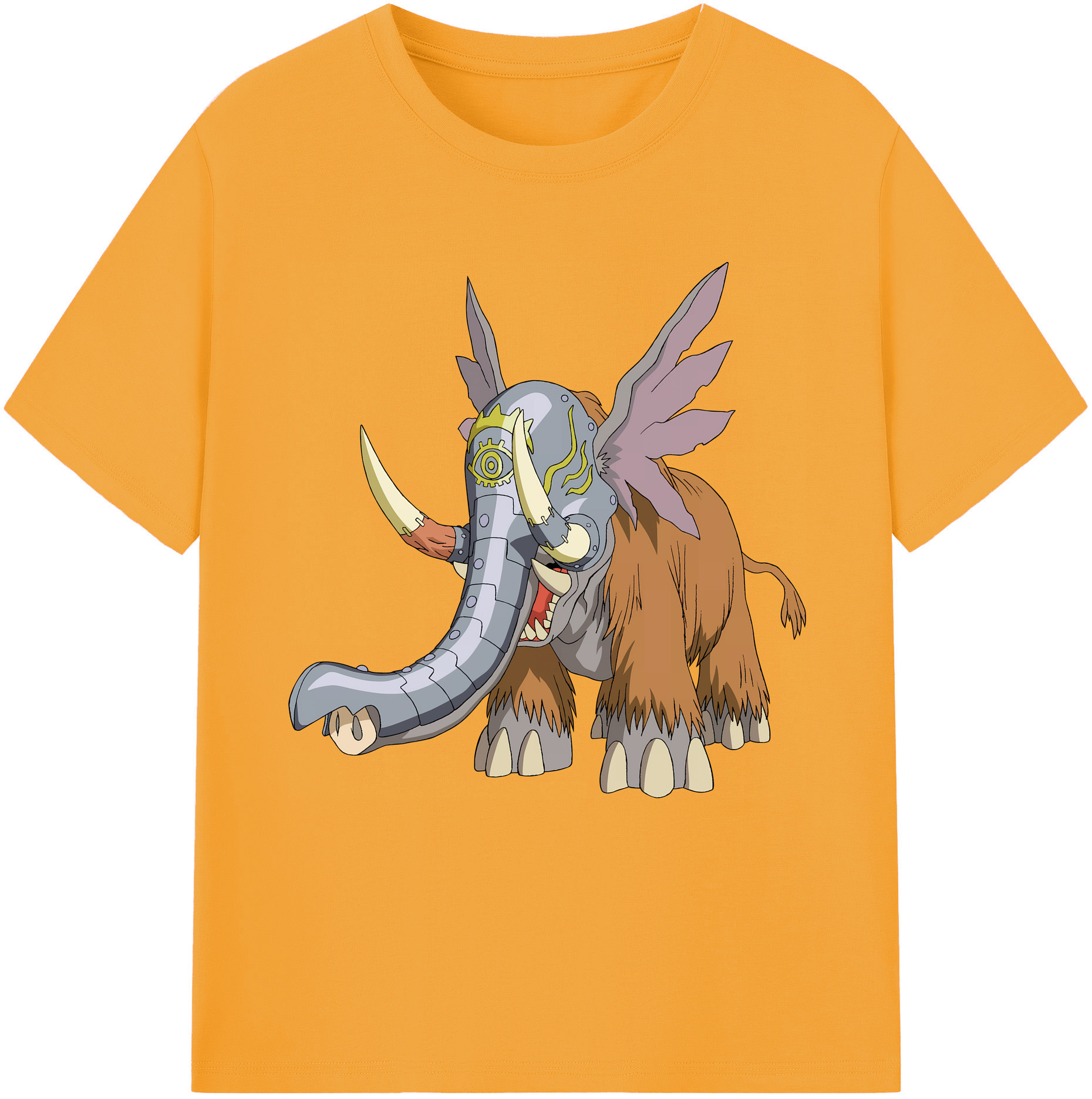 （画像用） Digimon デジタルモンスター/デジモン レディースカジュアルプリントTシャツ（綿100％）
