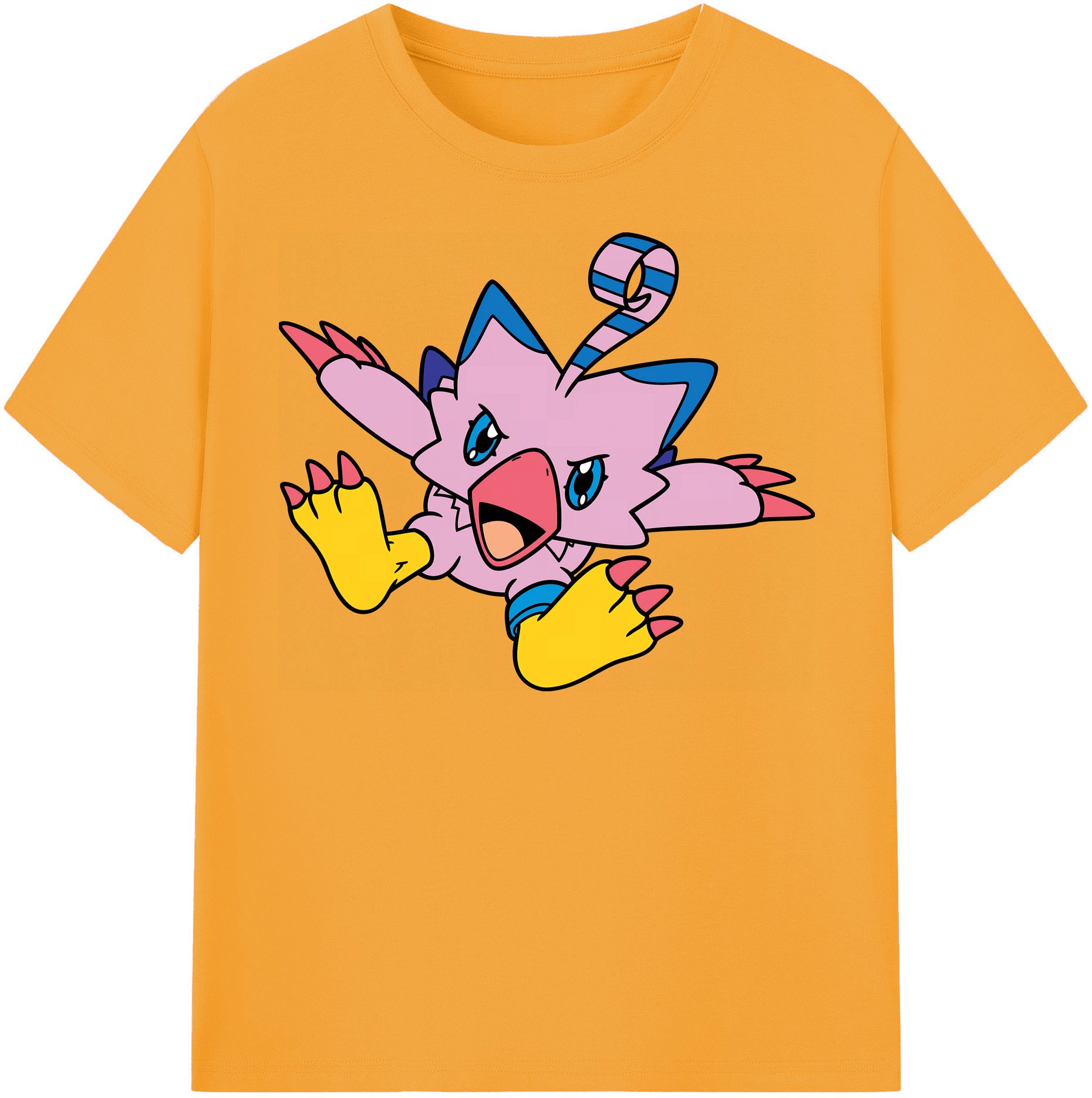 （画像用） Digimon デジタルモンスター/デジモン レディースカジュアルプリントTシャツ（綿100％）