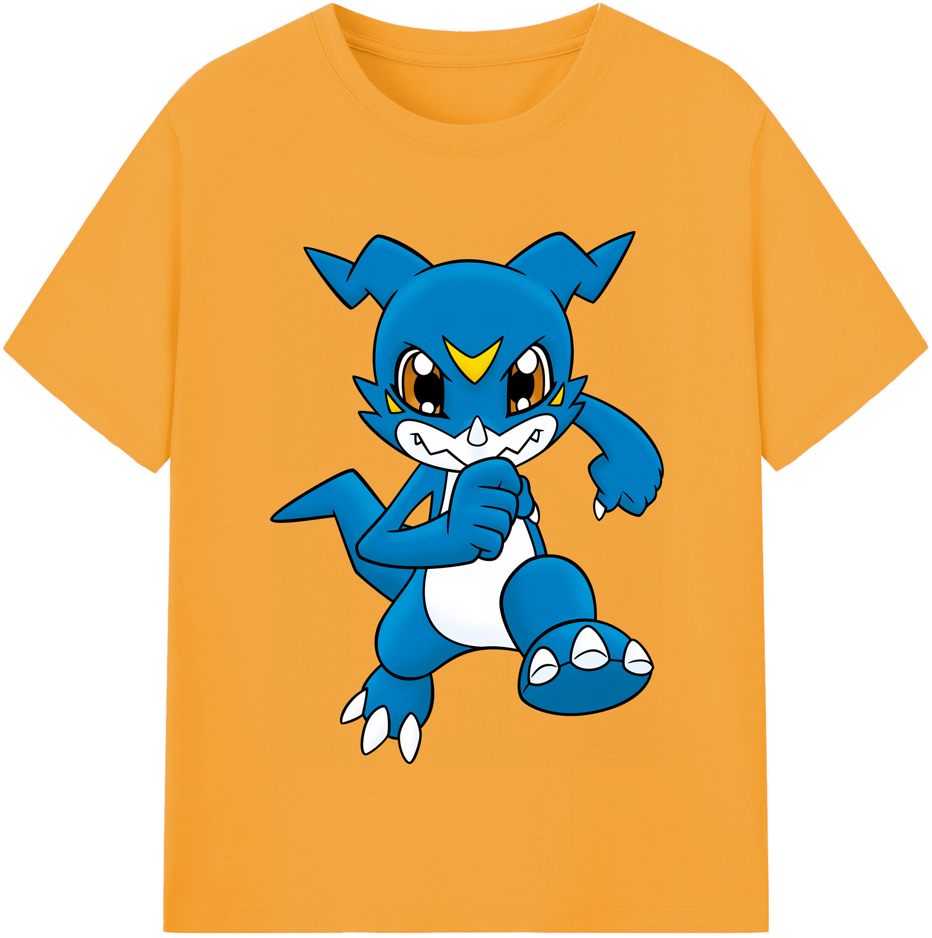 （画像用） Digimon デジタルモンスター/デジモン レディースカジュアルプリントTシャツ（綿100％）