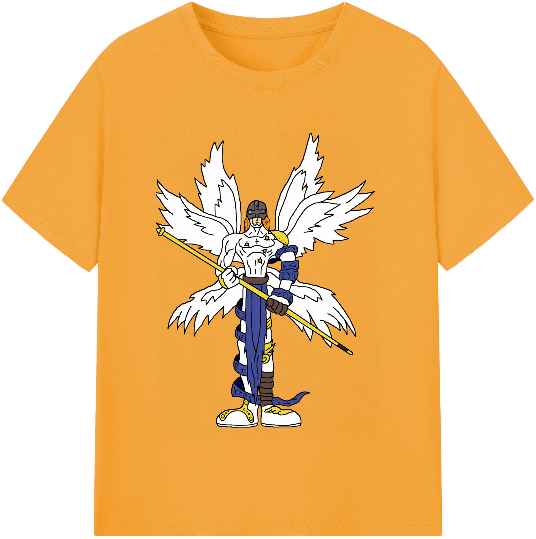 （画像用） Digimon デジタルモンスター/デジモン レディースカジュアルプリントTシャツ（綿100％）