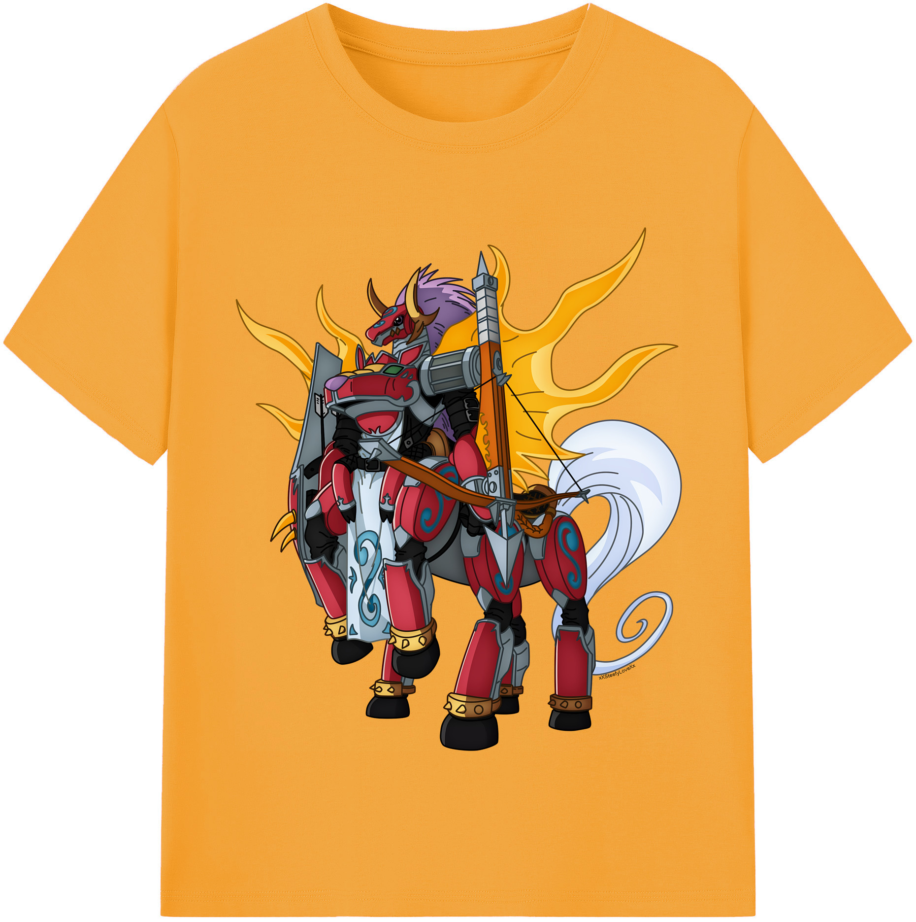 （画像用） Digimon デジタルモンスター/デジモン レディースカジュアルプリントTシャツ（綿100％）