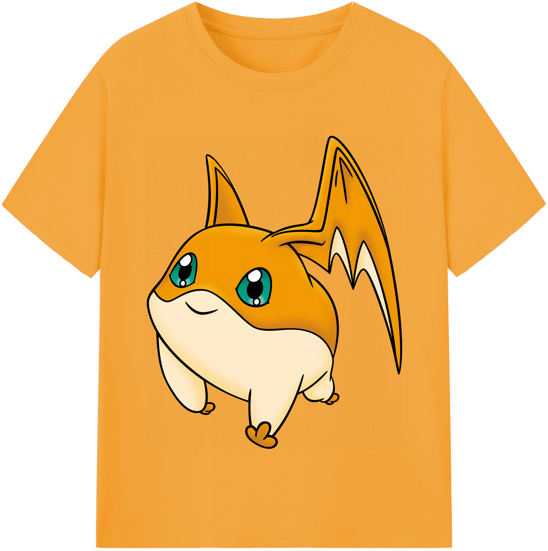 （画像用） Digimon デジタルモンスター/デジモン レディースカジュアルプリントTシャツ（綿100％）