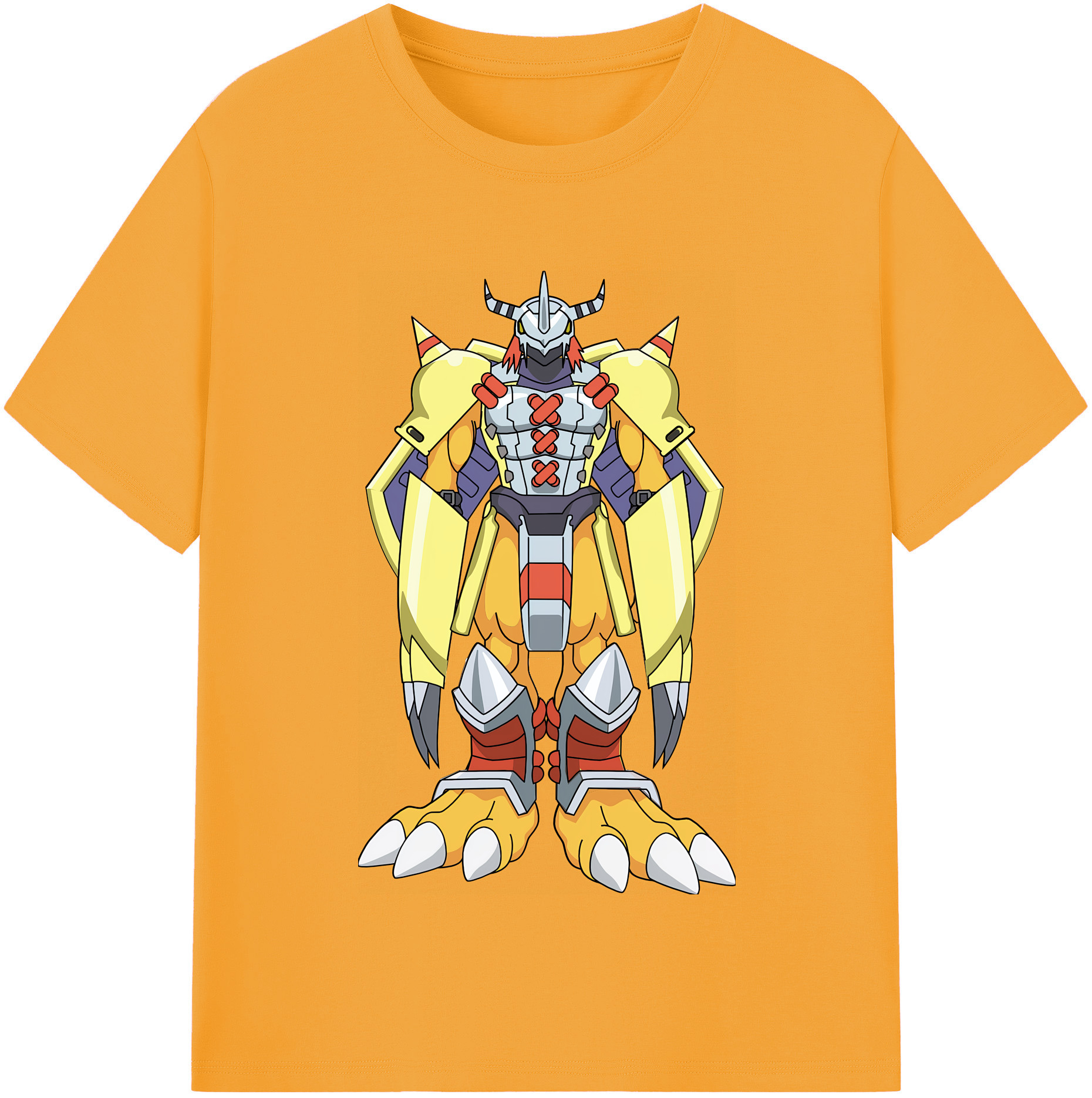 （画像用） Digimon デジタルモンスター/デジモン レディースカジュアルプリントTシャツ（綿100％）