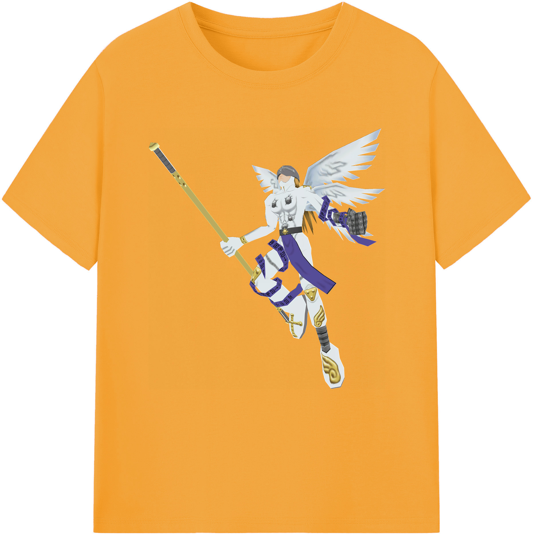（画像用） Digimon デジタルモンスター/デジモン レディースカジュアルプリントTシャツ（綿100％）