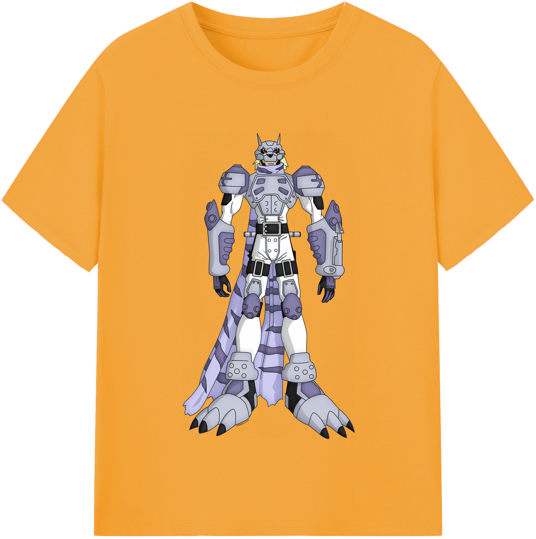 （画像用） Digimon デジタルモンスター/デジモン レディースカジュアルプリントTシャツ（綿100％）