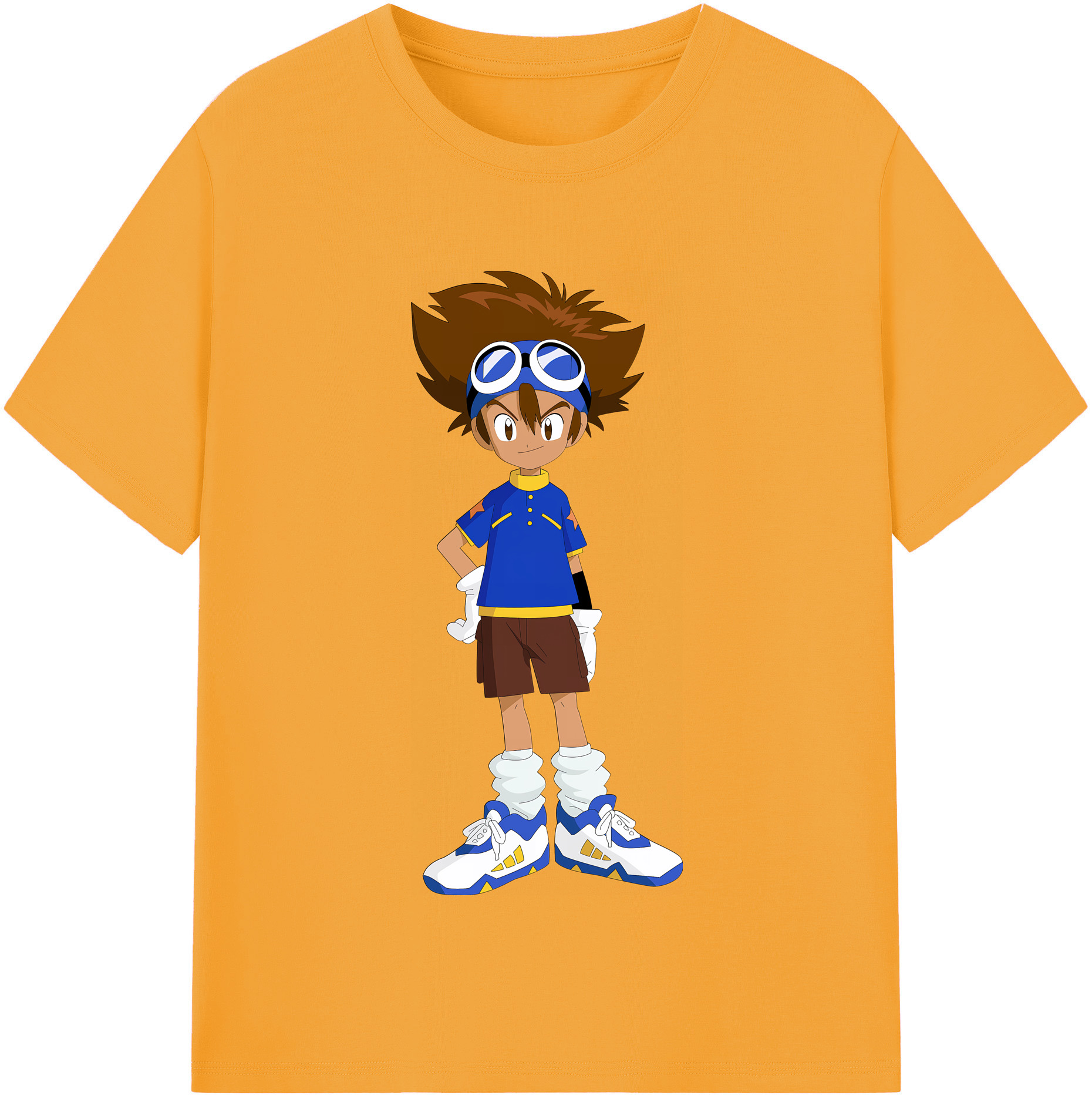 （画像用） Digimon デジタルモンスター/デジモン レディースカジュアルプリントTシャツ（綿100％）