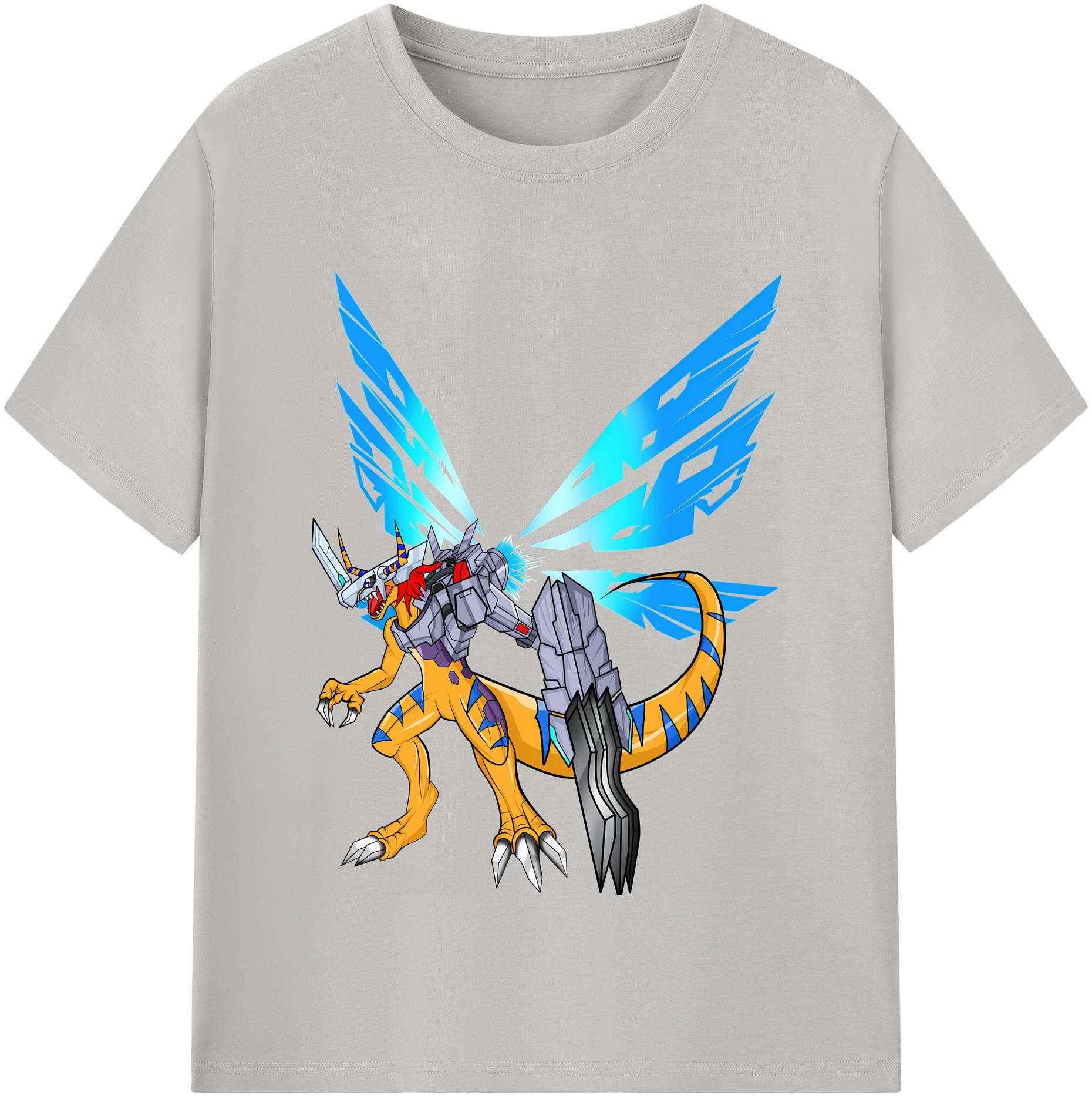（画像用） Digimon デジタルモンスター/デジモン レディースカジュアルプリントTシャツ（綿100％）