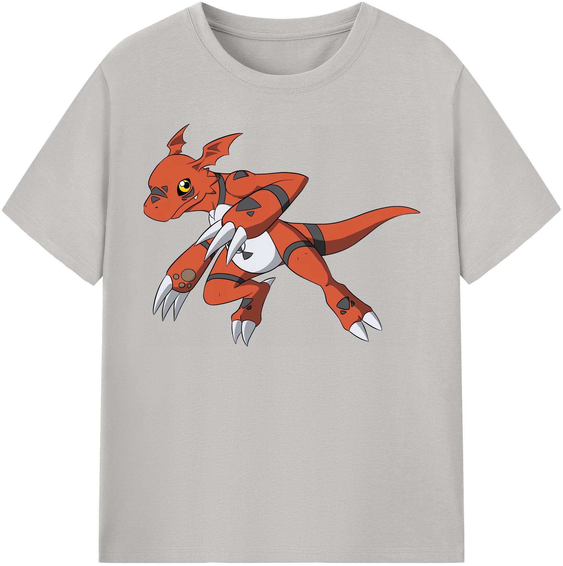 （画像用） Digimon デジタルモンスター/デジモン レディースカジュアルプリントTシャツ（綿100％）