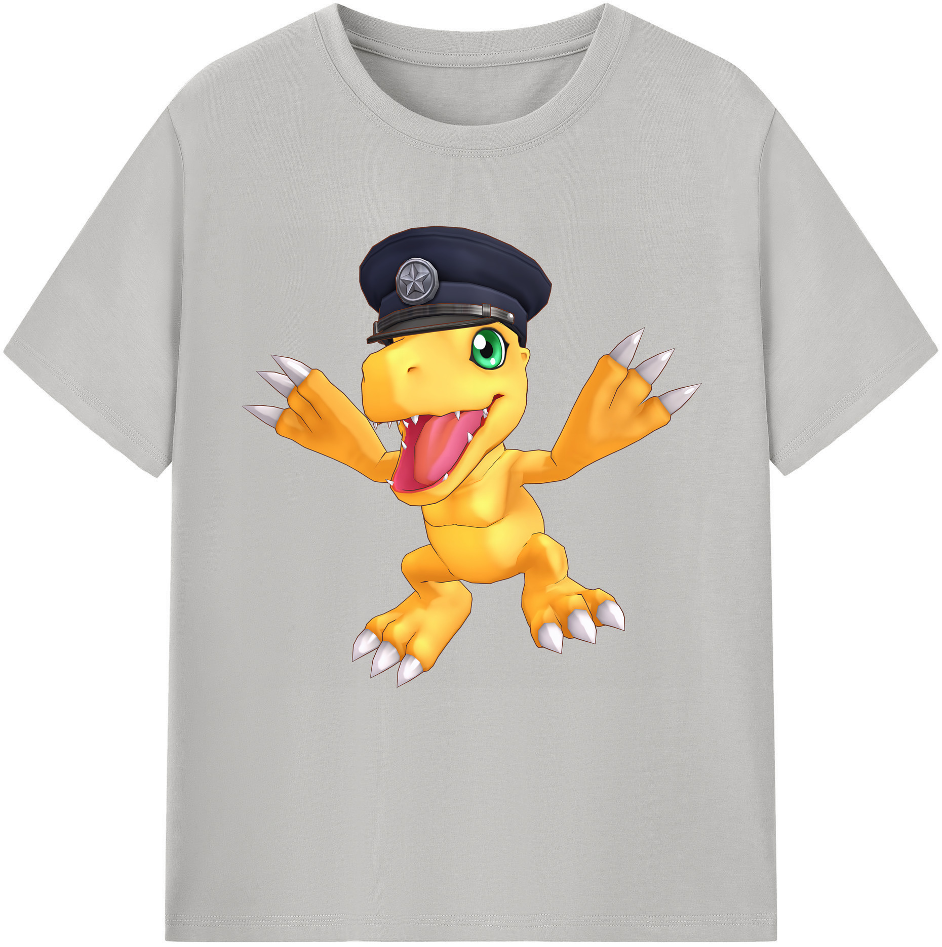 （画像用） Digimon デジタルモンスター/デジモン レディースカジュアルプリントTシャツ（綿100％）