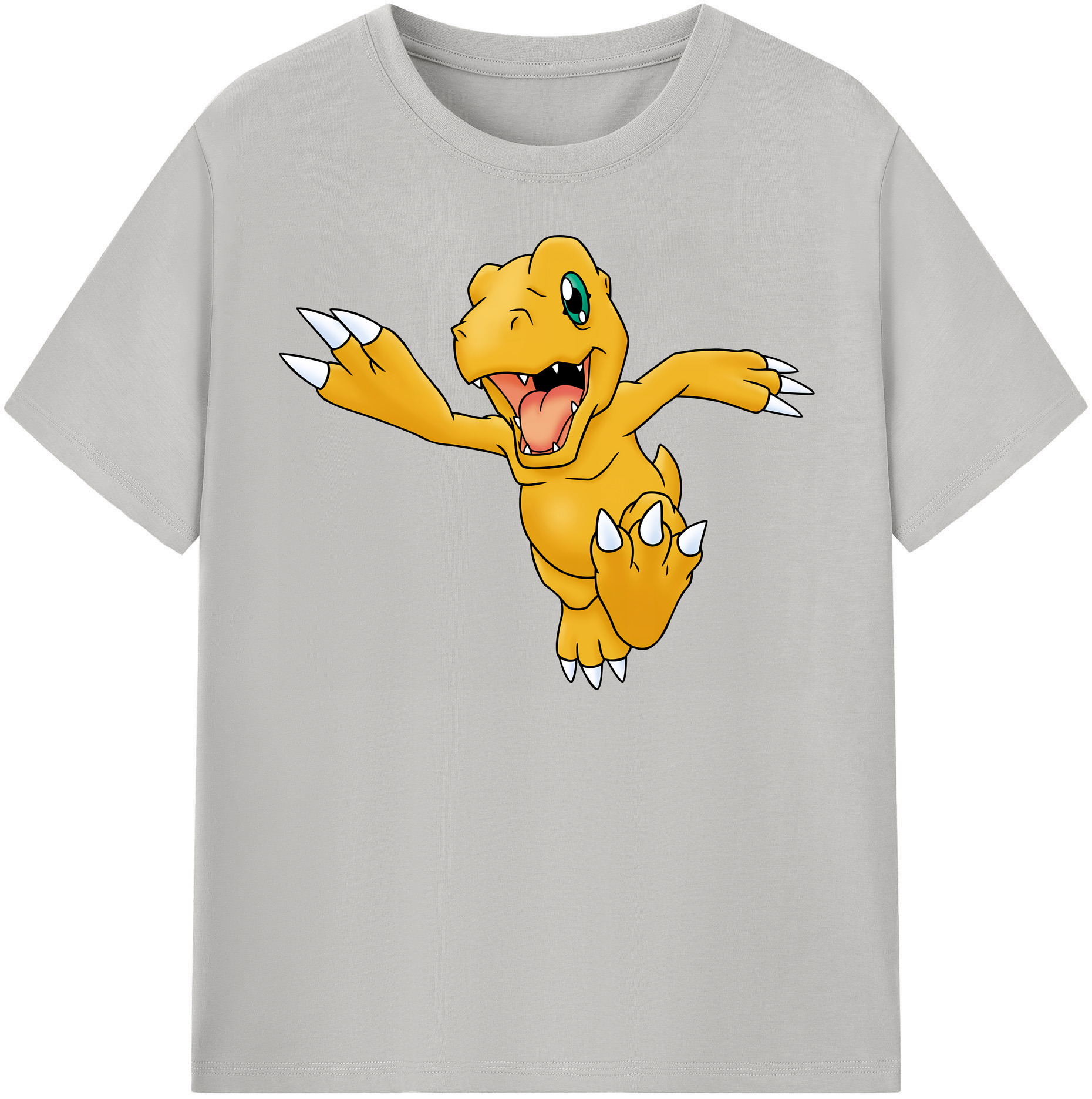 （画像用） Digimon デジタルモンスター/デジモン レディースカジュアルプリントTシャツ（綿100％）